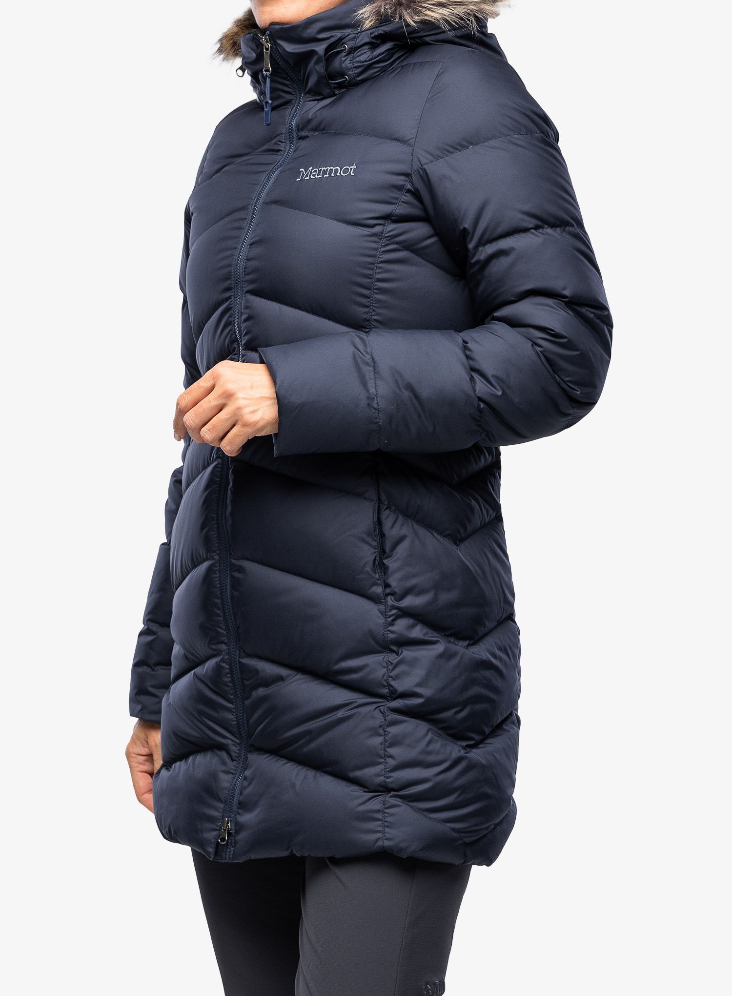 Dámský péřový kabát Marmot Montreal Coat Lady - midnight navy