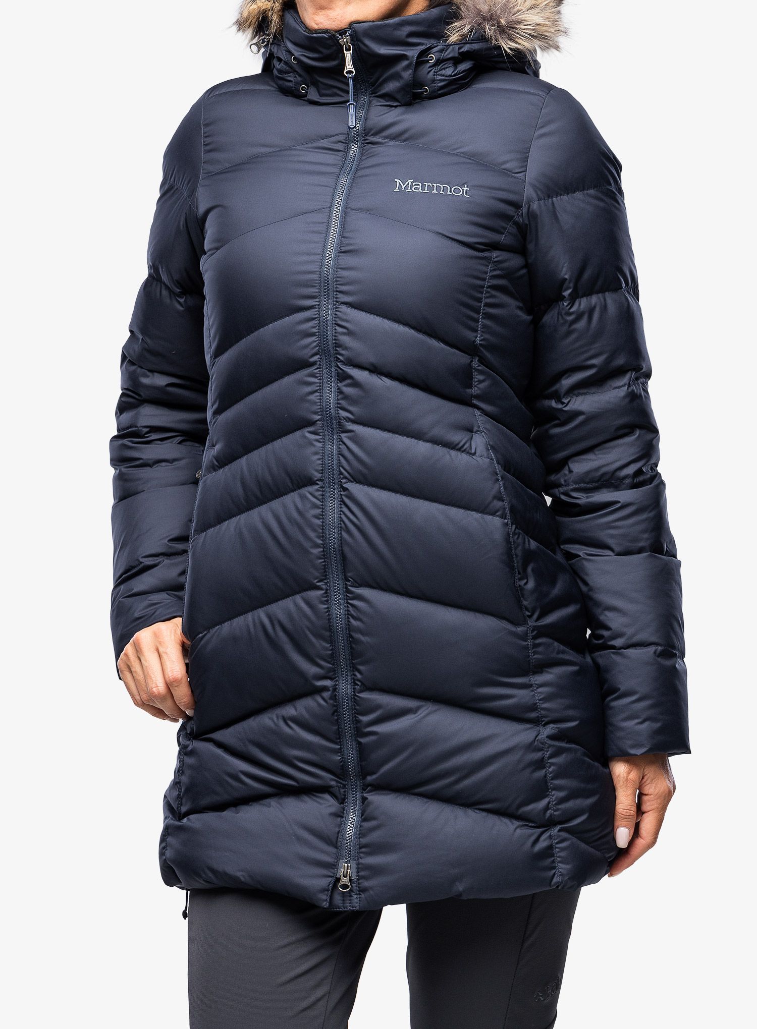 Dámský péřový kabát Marmot Montreal Coat Lady - midnight navy
