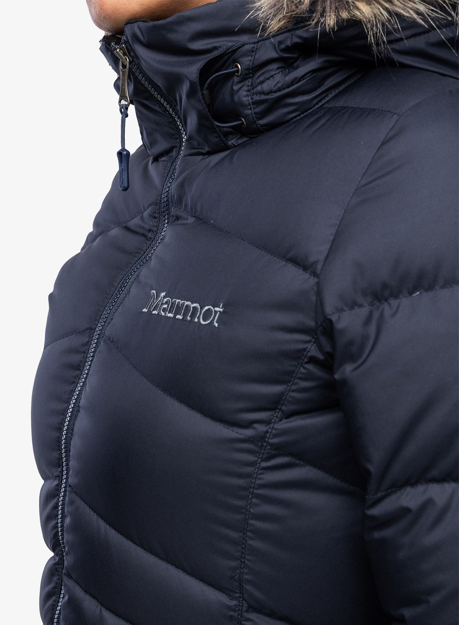 Dámský péřový kabát Marmot Montreal Coat Lady - midnight navy