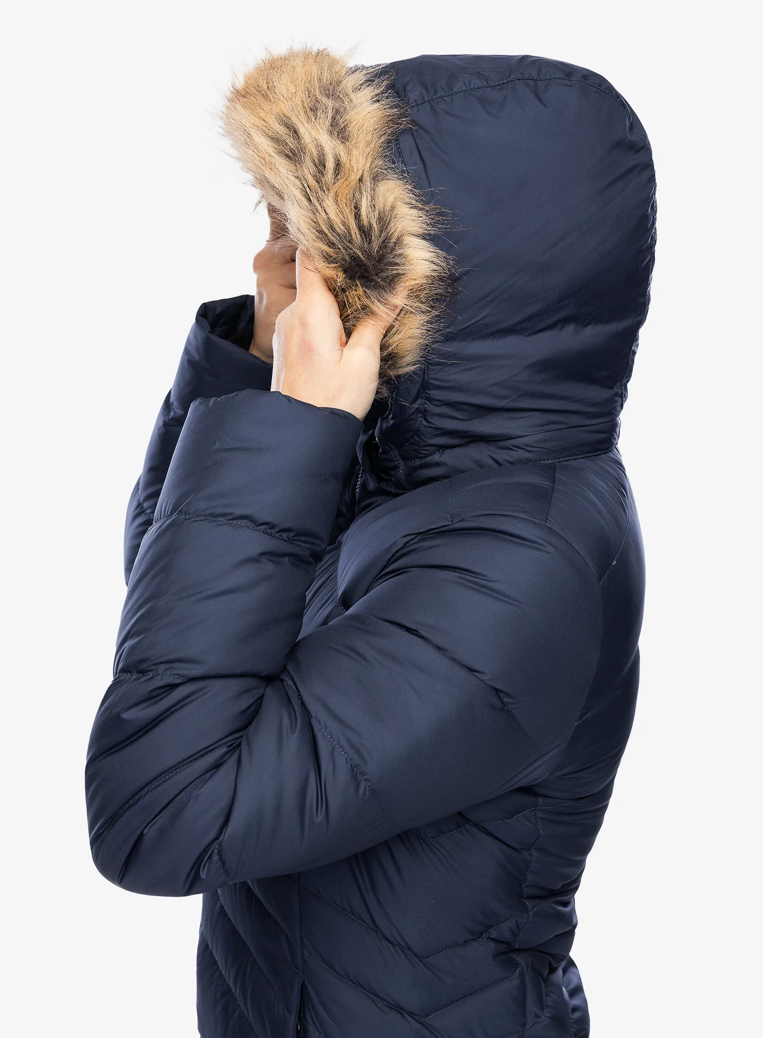 Dámský péřový kabát Marmot Montreal Coat - midnight navy/navy