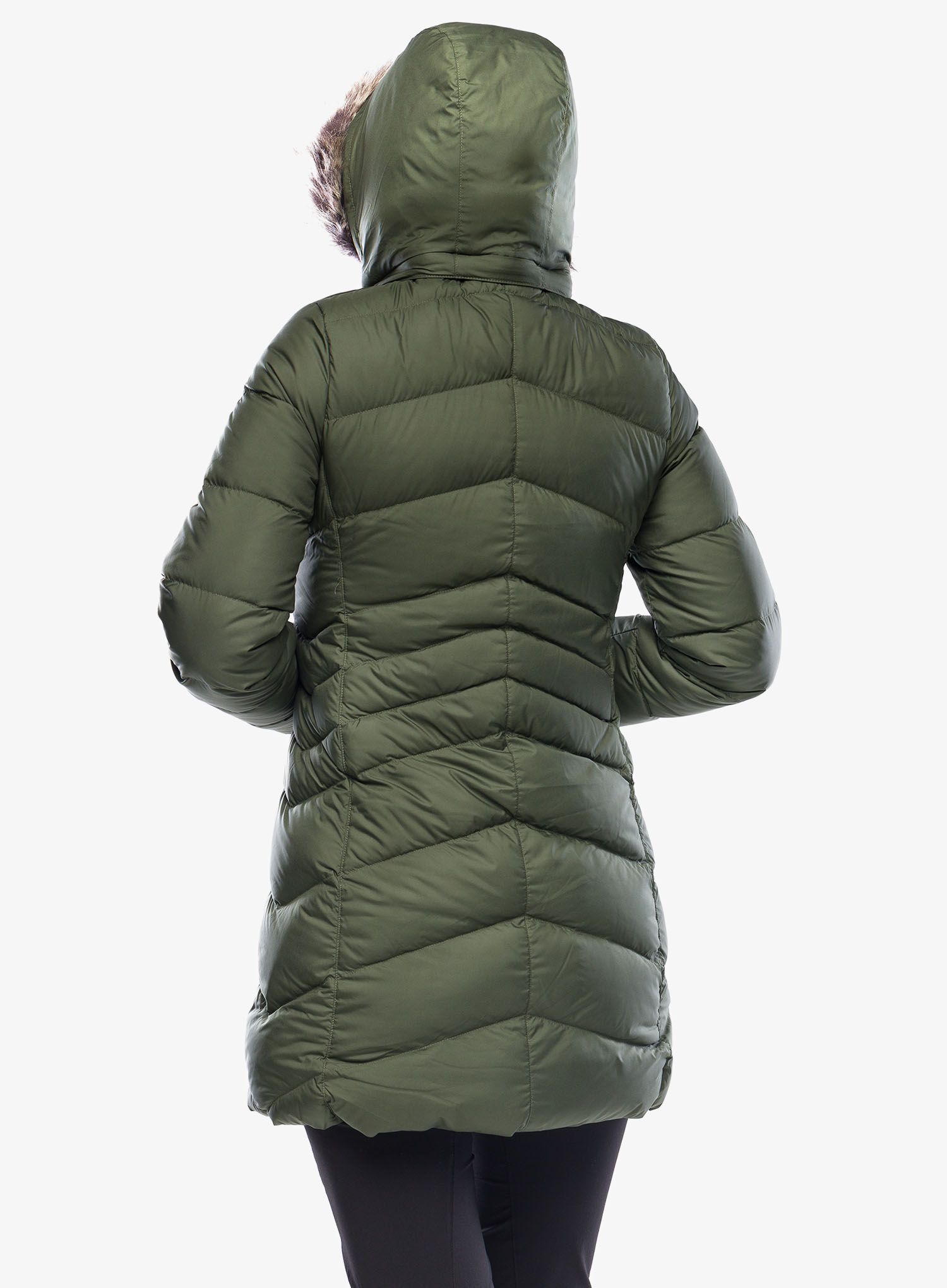 Dámský péřový kabát Marmot Montreal Coat - nori