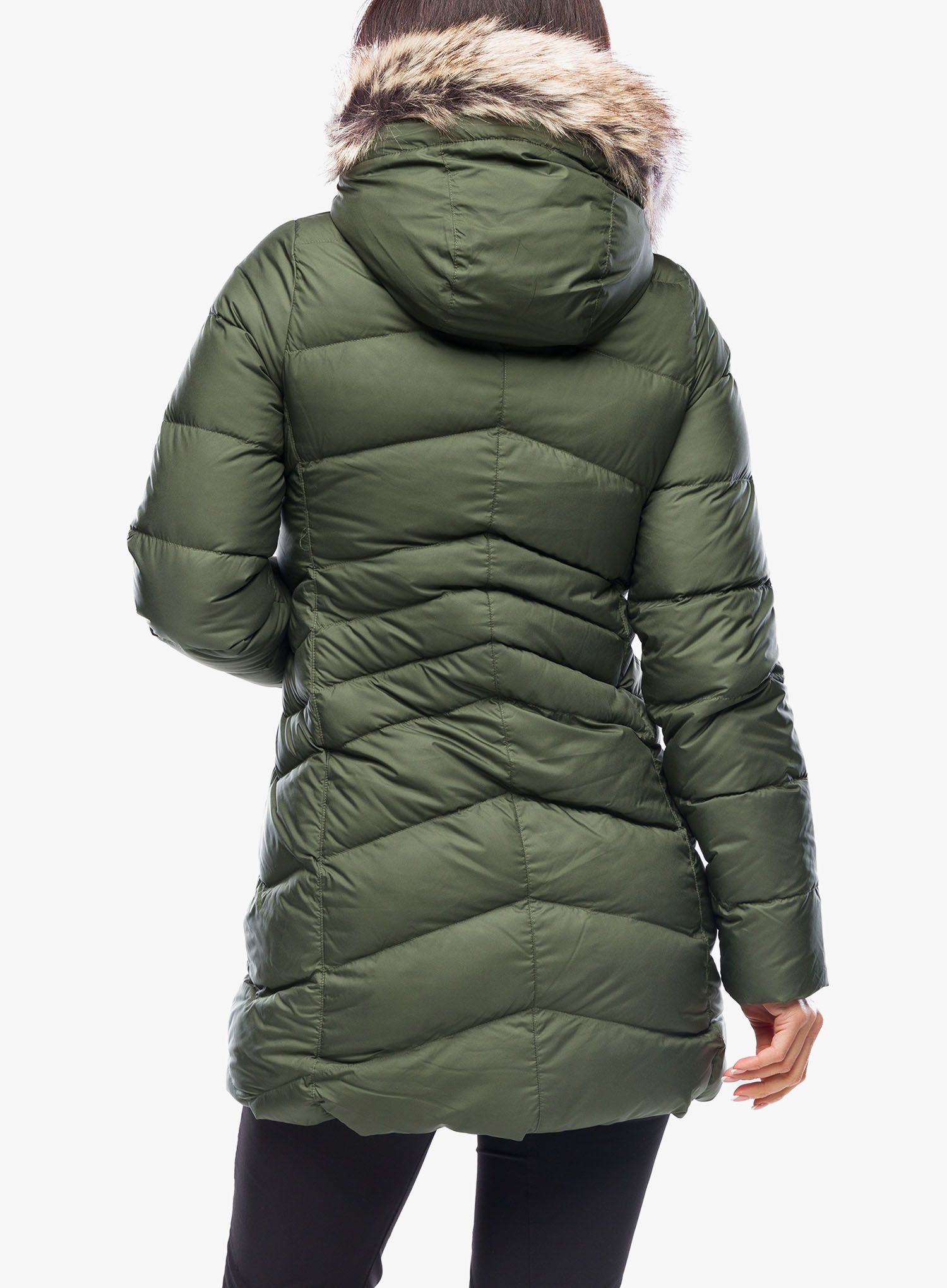 Dámský péřový kabát Marmot Montreal Coat - nori