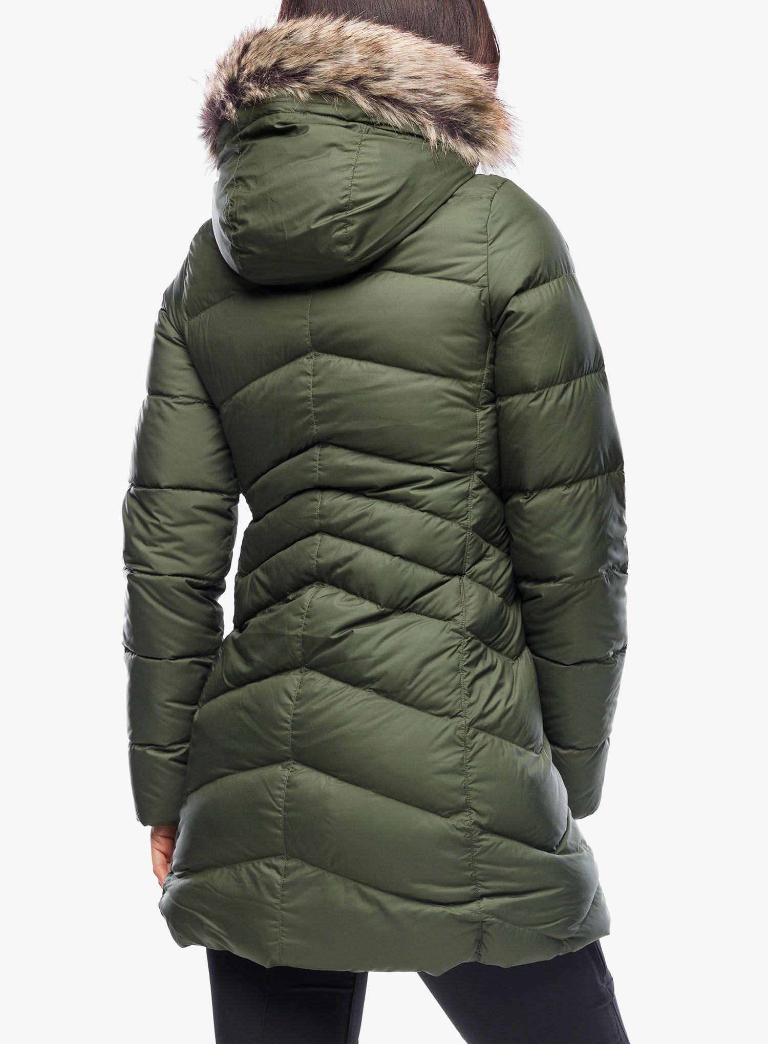 Dámský péřový kabát Marmot Montreal Coat - nori