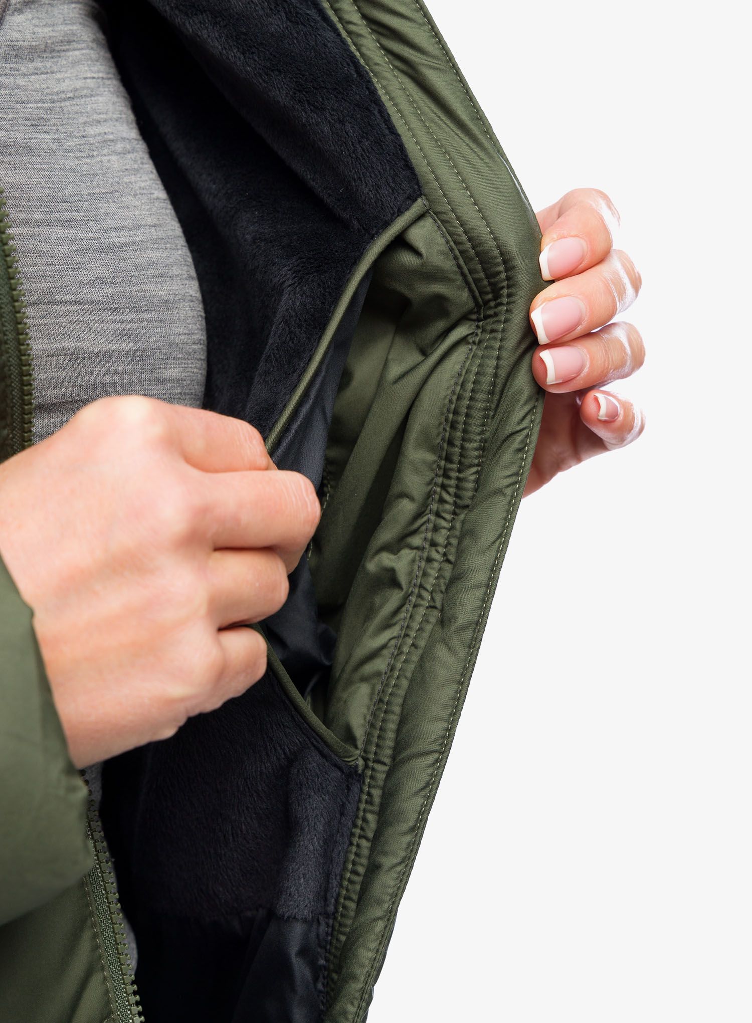 Dámský péřový kabát Marmot Montreal Coat - nori