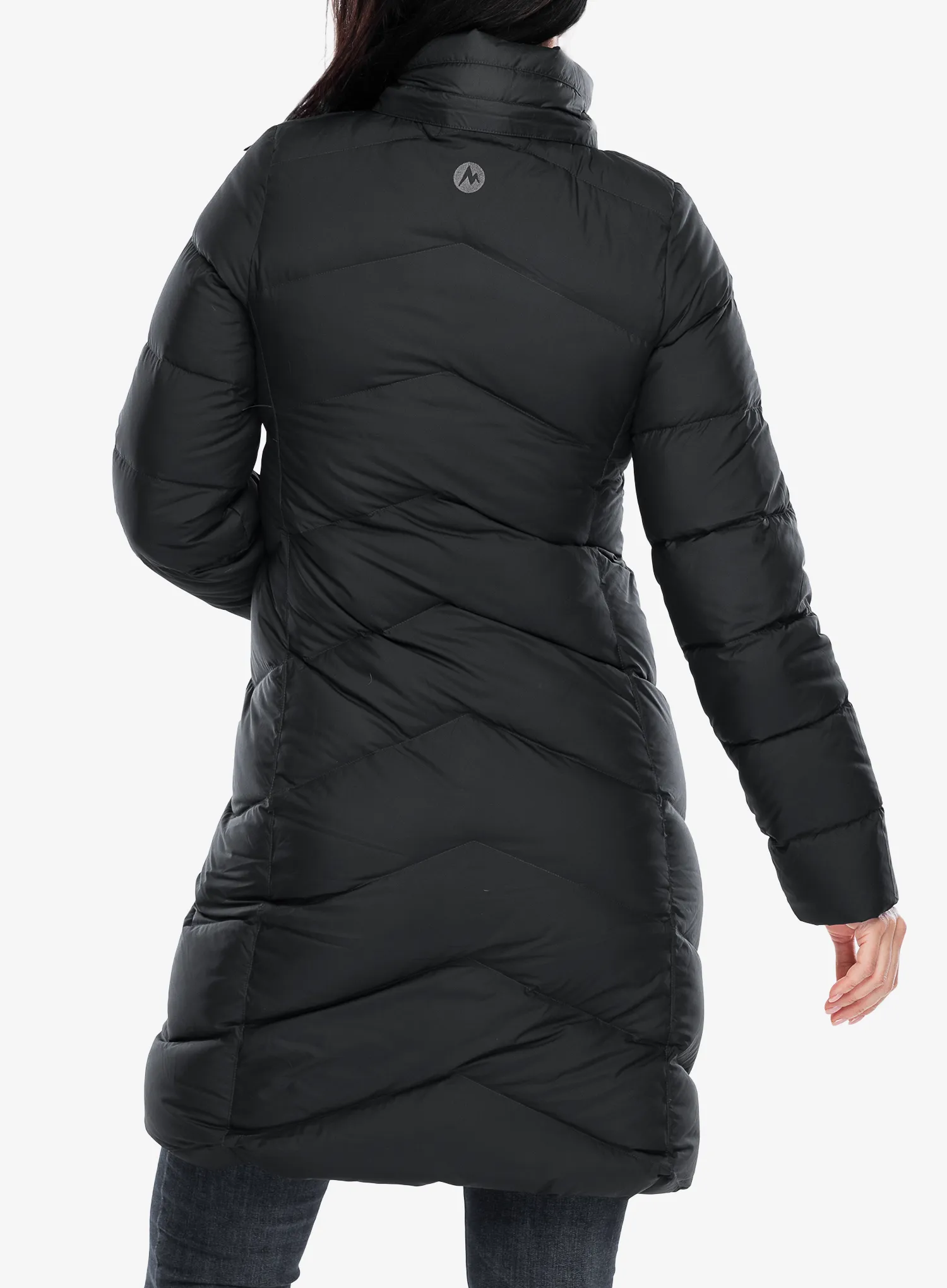 Dámský péřový kabát Marmot Montreaux Coat - black/black