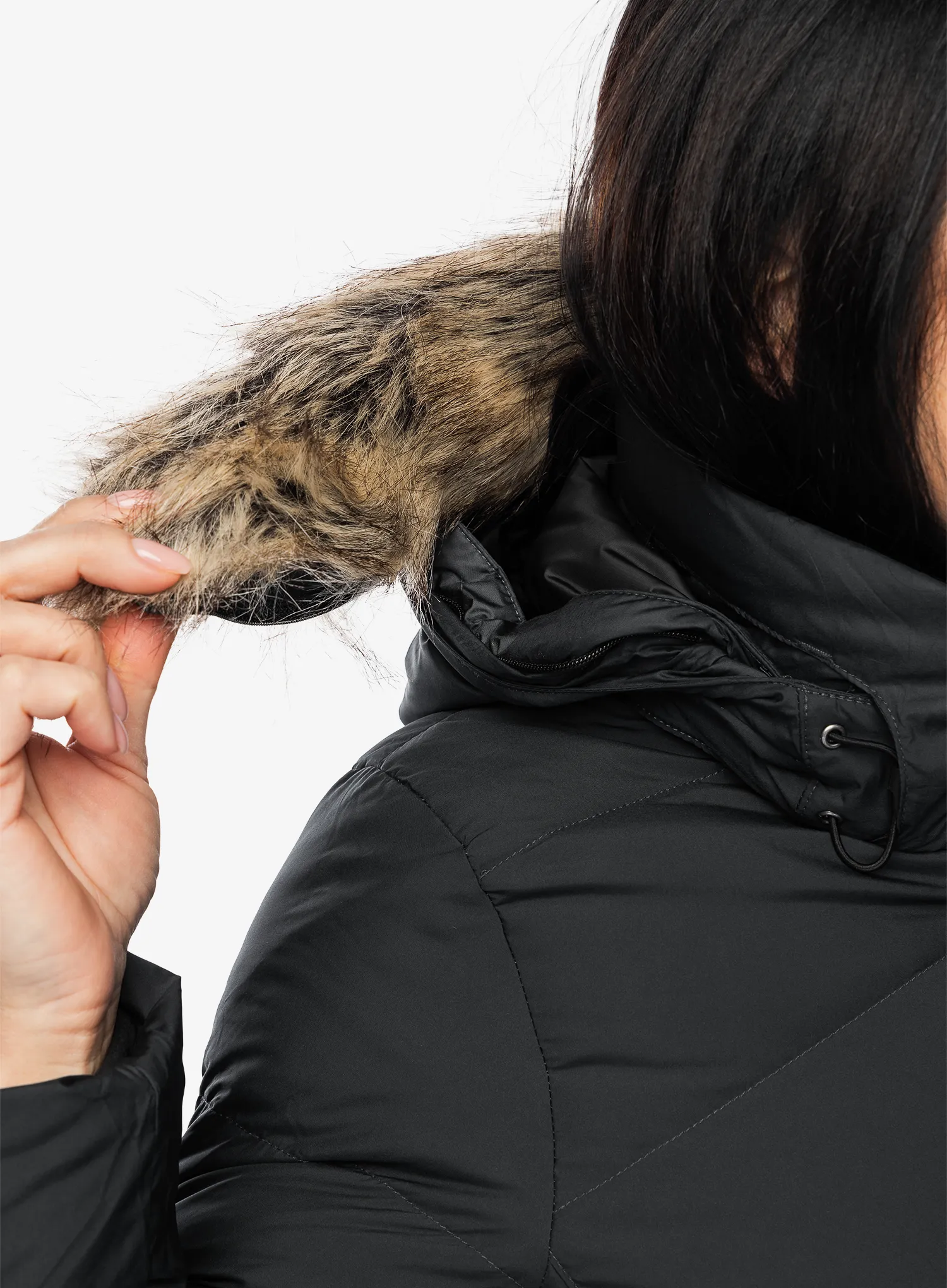 Dámský péřový kabát Marmot Montreaux Coat - black/black