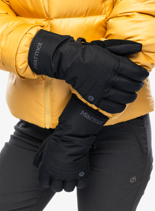 Lyžařské rukavice dámské Marmot Moraine Glove - black/black