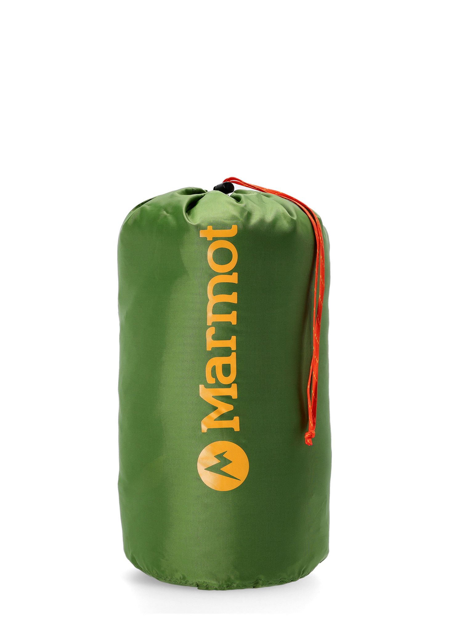 Péřový spacák Marmot Never Winter Long (198 cm) - nori/red sun