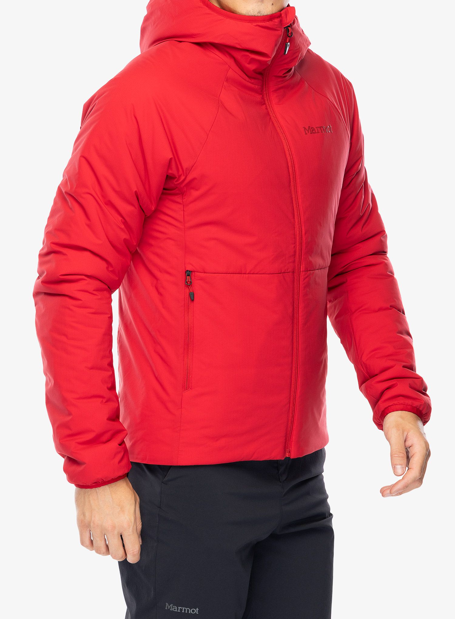 Zateplená bunda Marmot Novus Hoody - team red