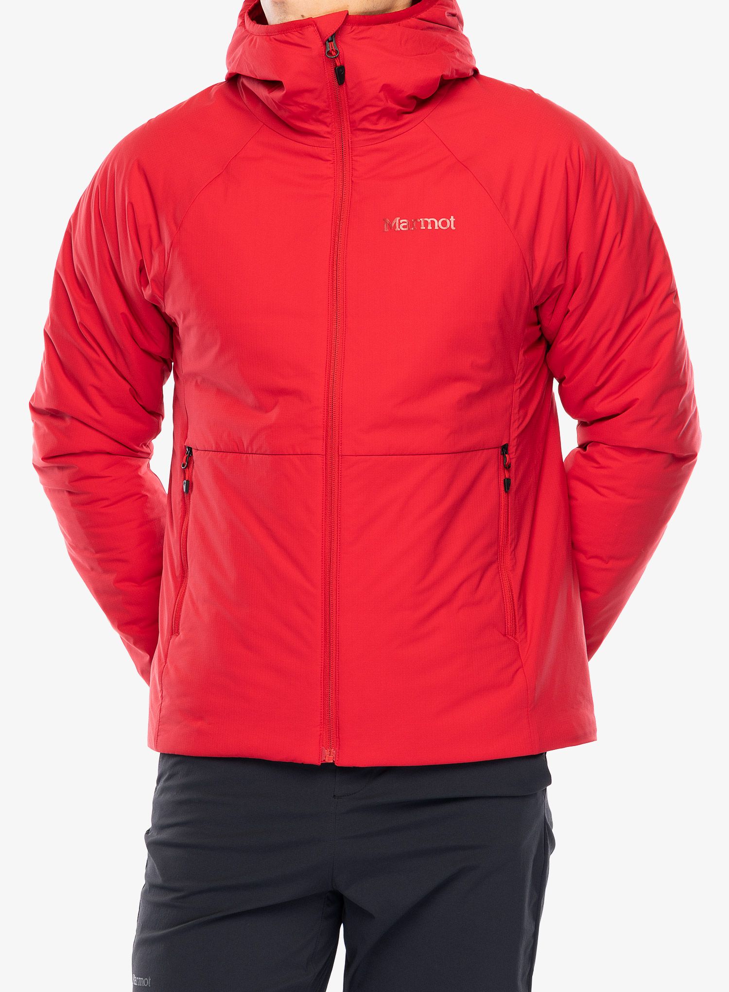 Zateplená bunda Marmot Novus Hoody - team red