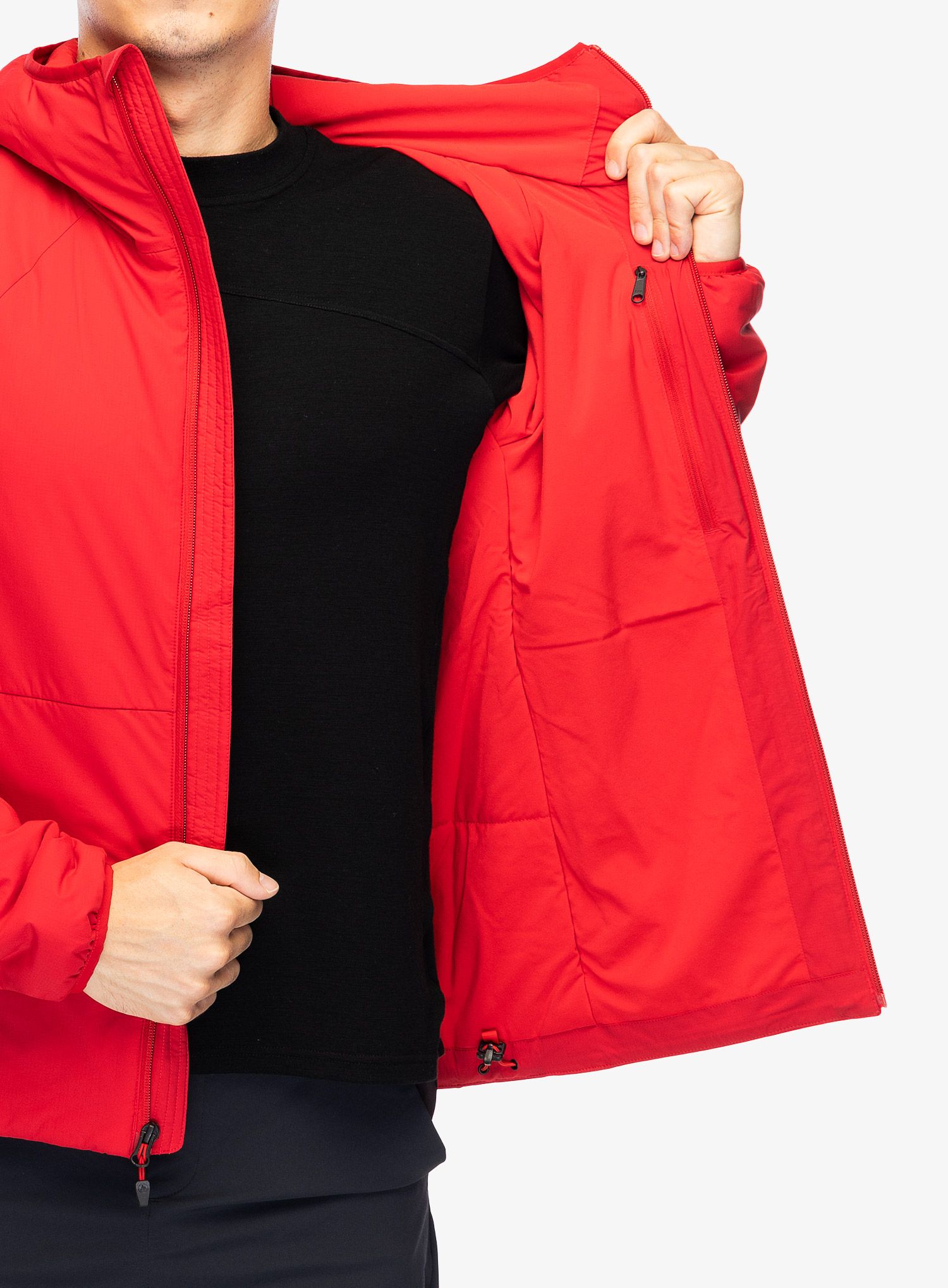 Zateplená bunda Marmot Novus Hoody - team red