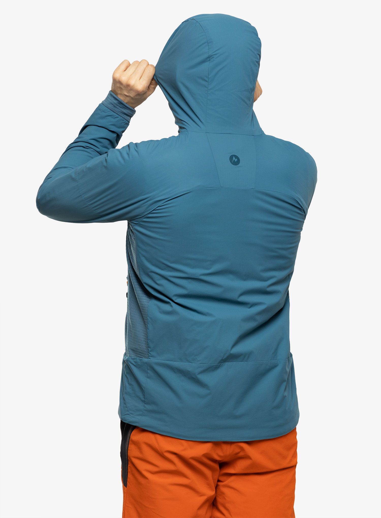 Zateplená bunda Marmot Novus LT Hybrid Hoody - dusty teal