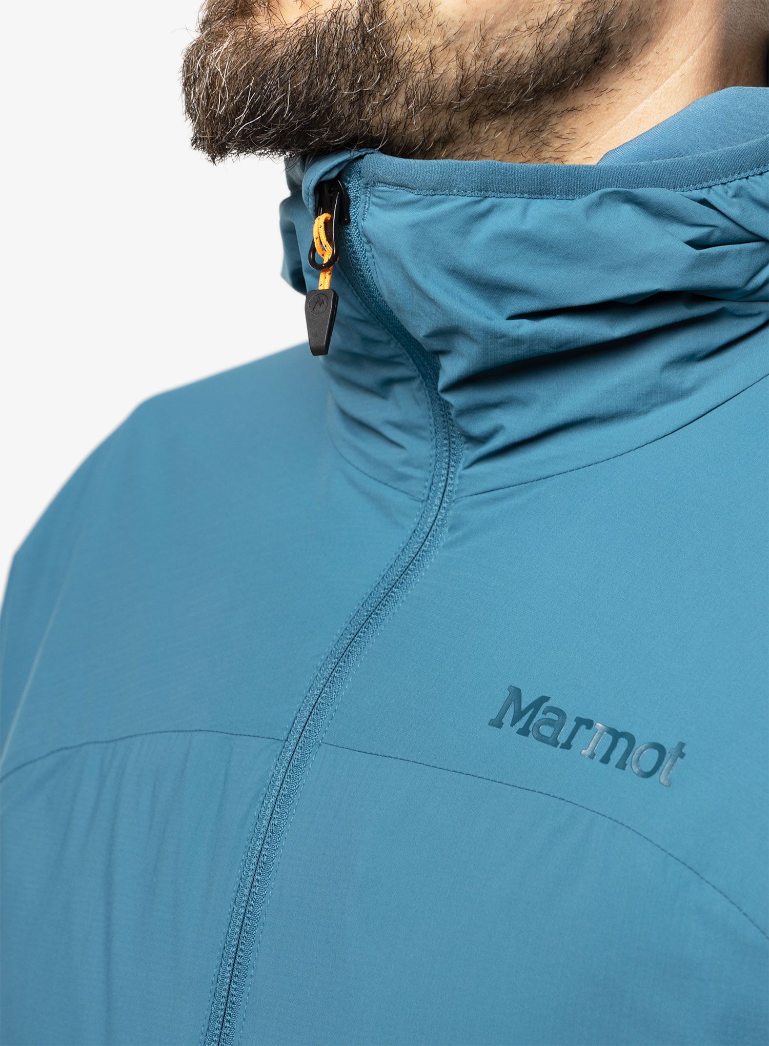 Zateplená bunda Marmot Novus LT Hybrid Hoody - dusty teal