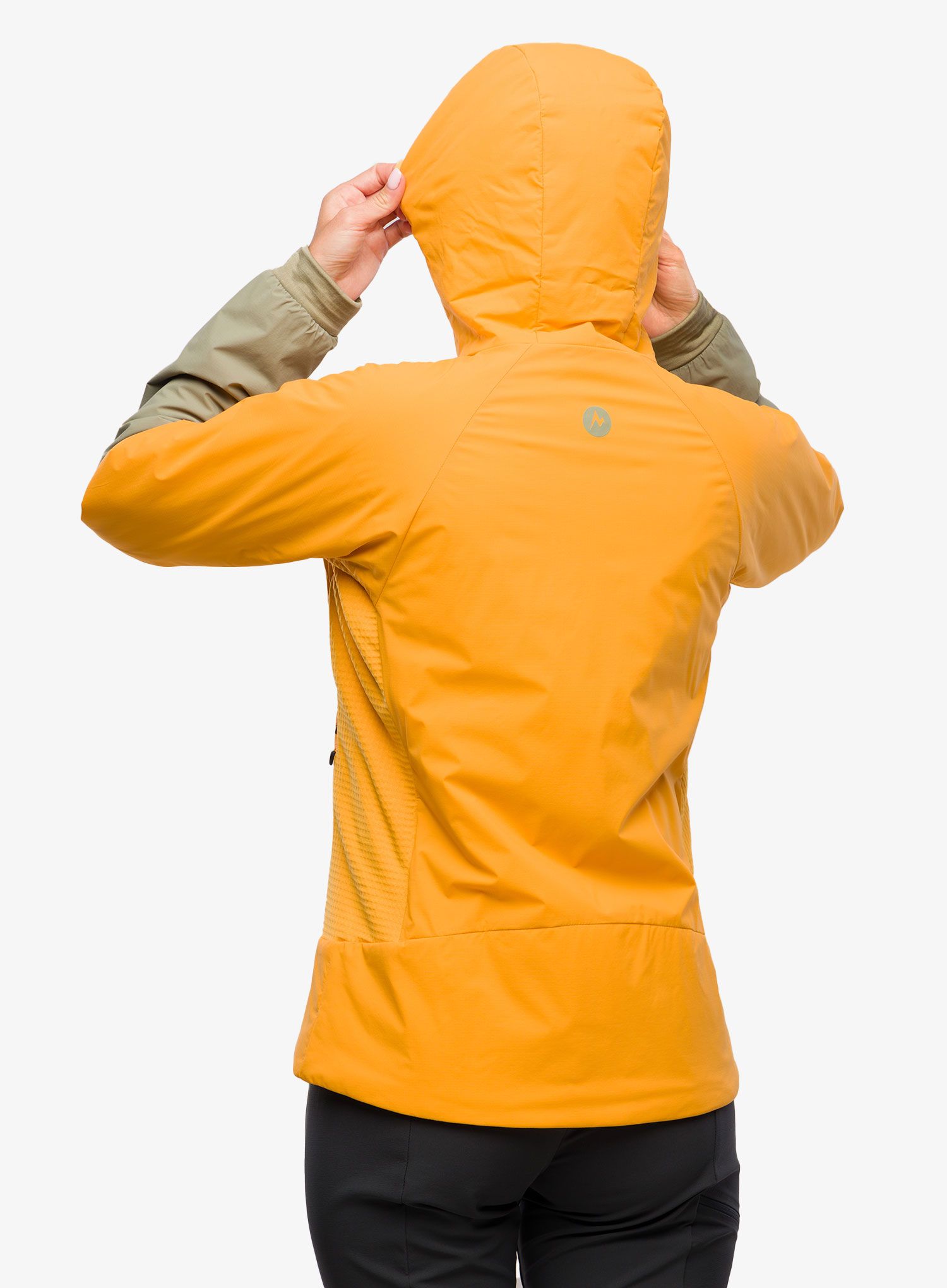 Hybridní bunda dámská Marmot Novus LT Hybrid Hoody - golden sun/vetiver