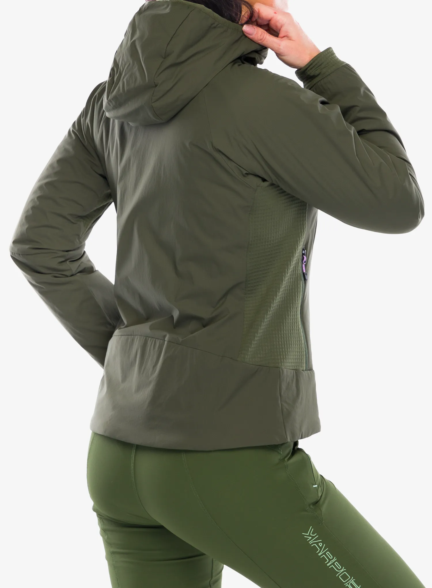 Dámská hybridní bunda Marmot Novus LT Hybrid Hoody - nori