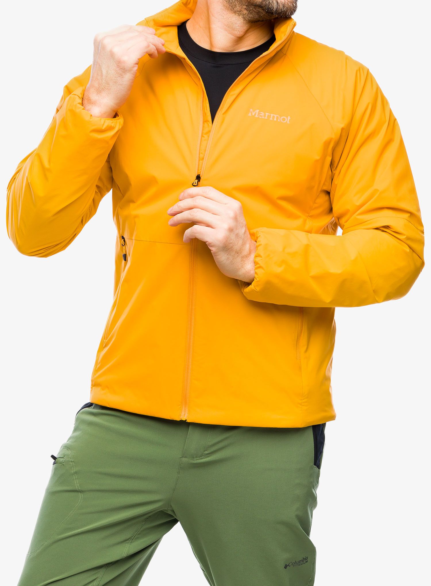 Zateplená bunda Marmot Novus LT Jacket - golden sun