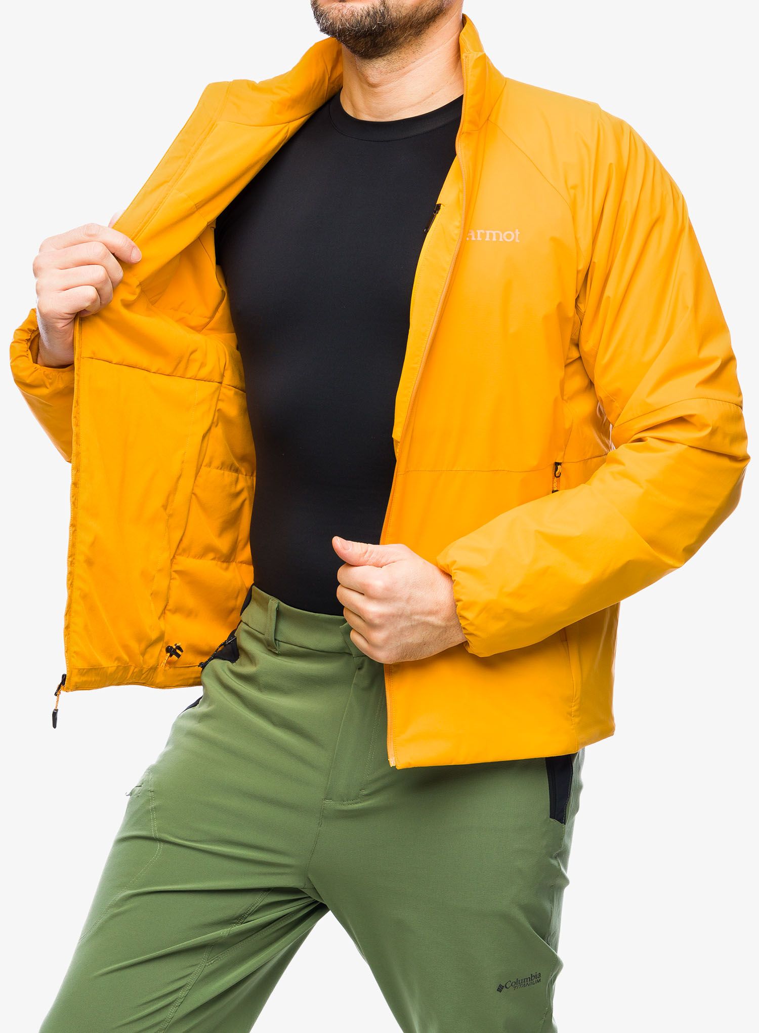 Zateplená bunda Marmot Novus LT Jacket - golden sun