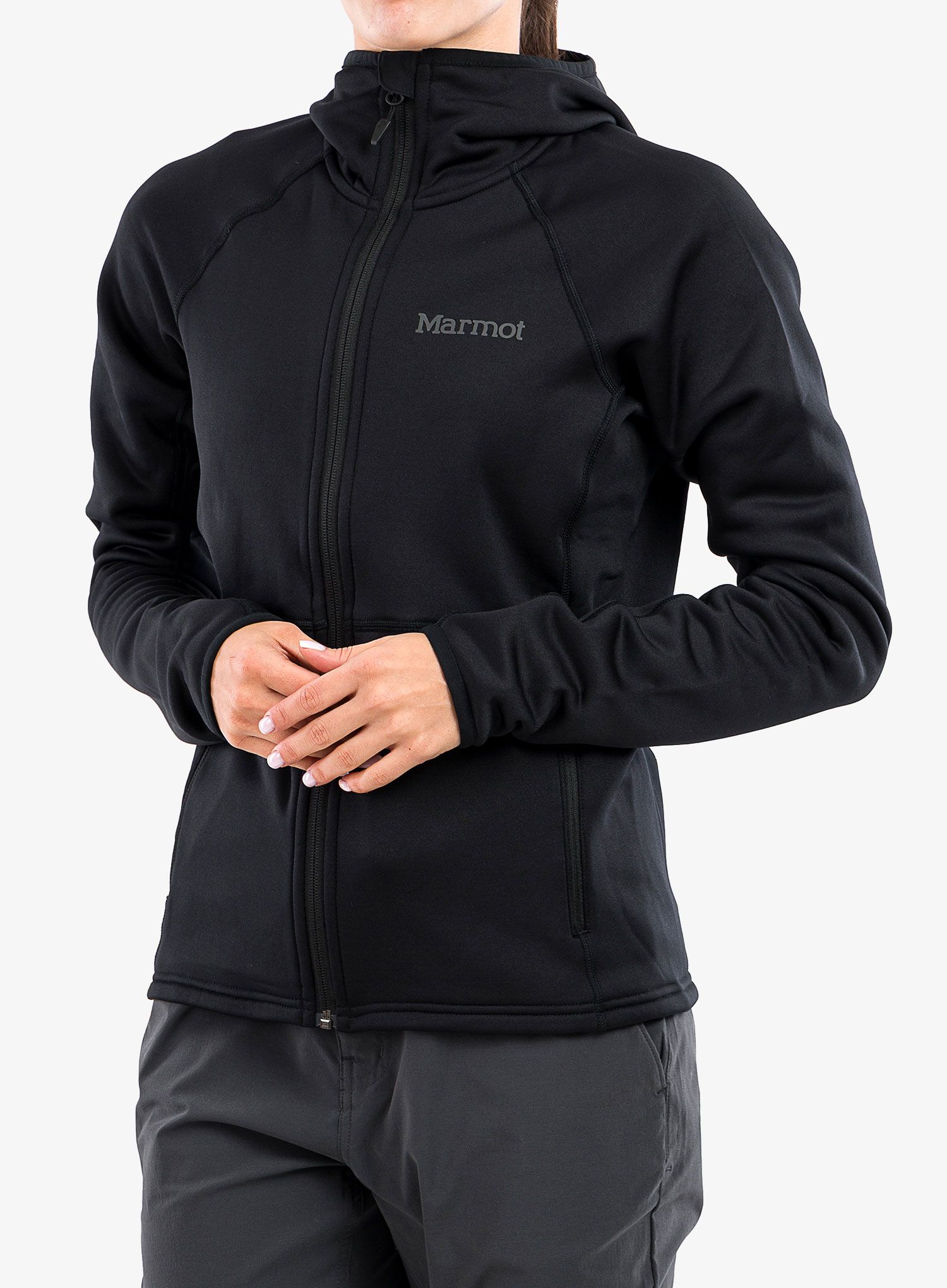Dámská fleecová mikina Marmot Olden Polartec Hoody - black