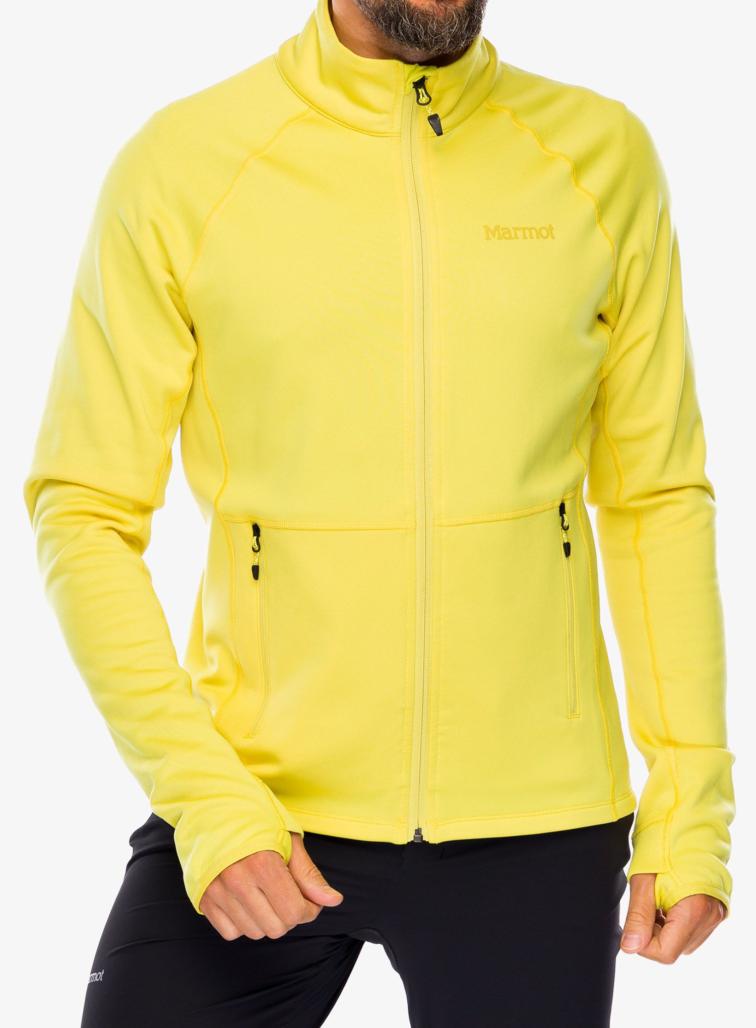 Mikina bez kapuce Marmot Olden Polartec Jacket - limelight