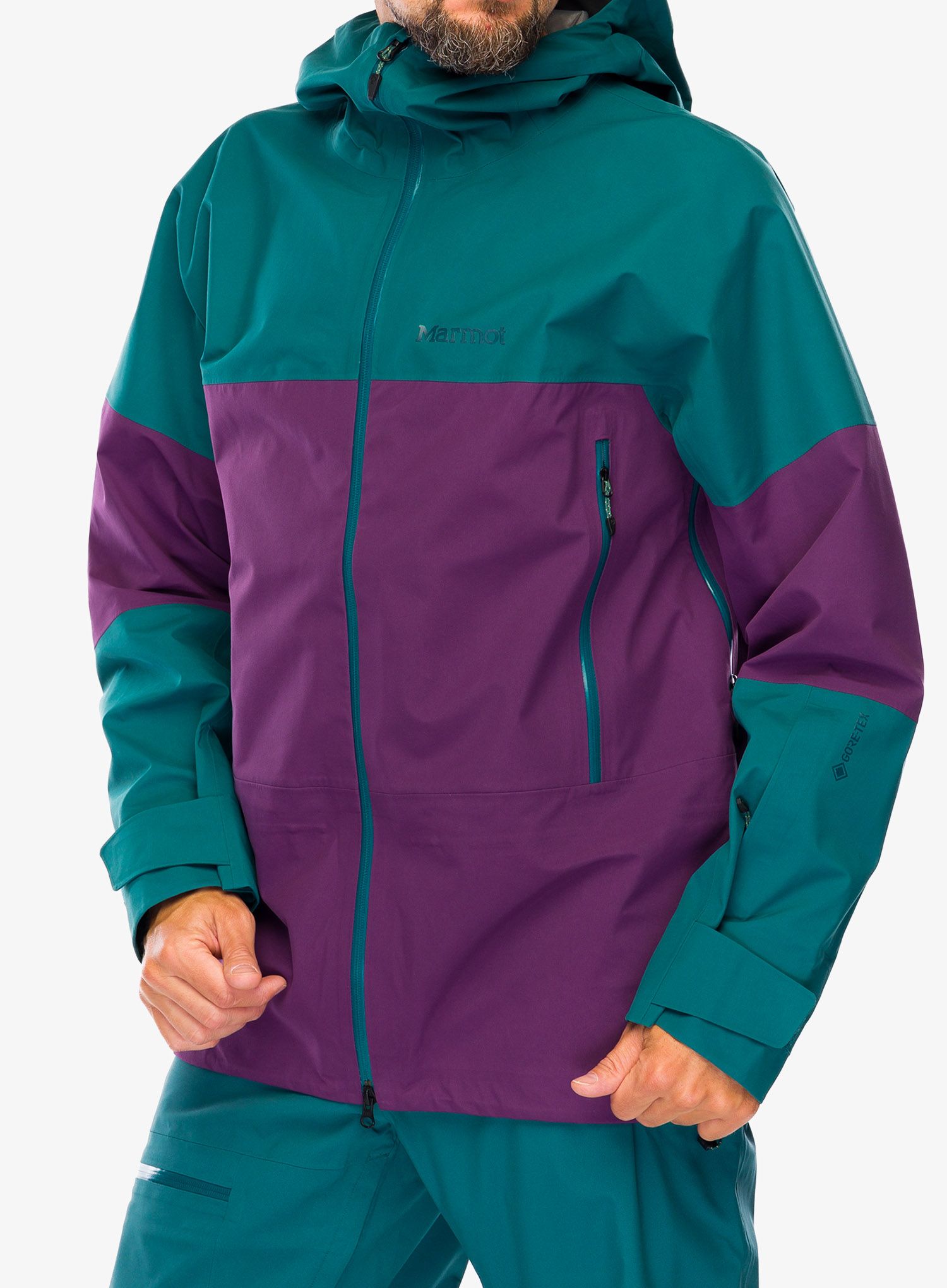 Lyžařská bunda Marmot Orion GORE-TEX Jacket - dark jungle/purple fig