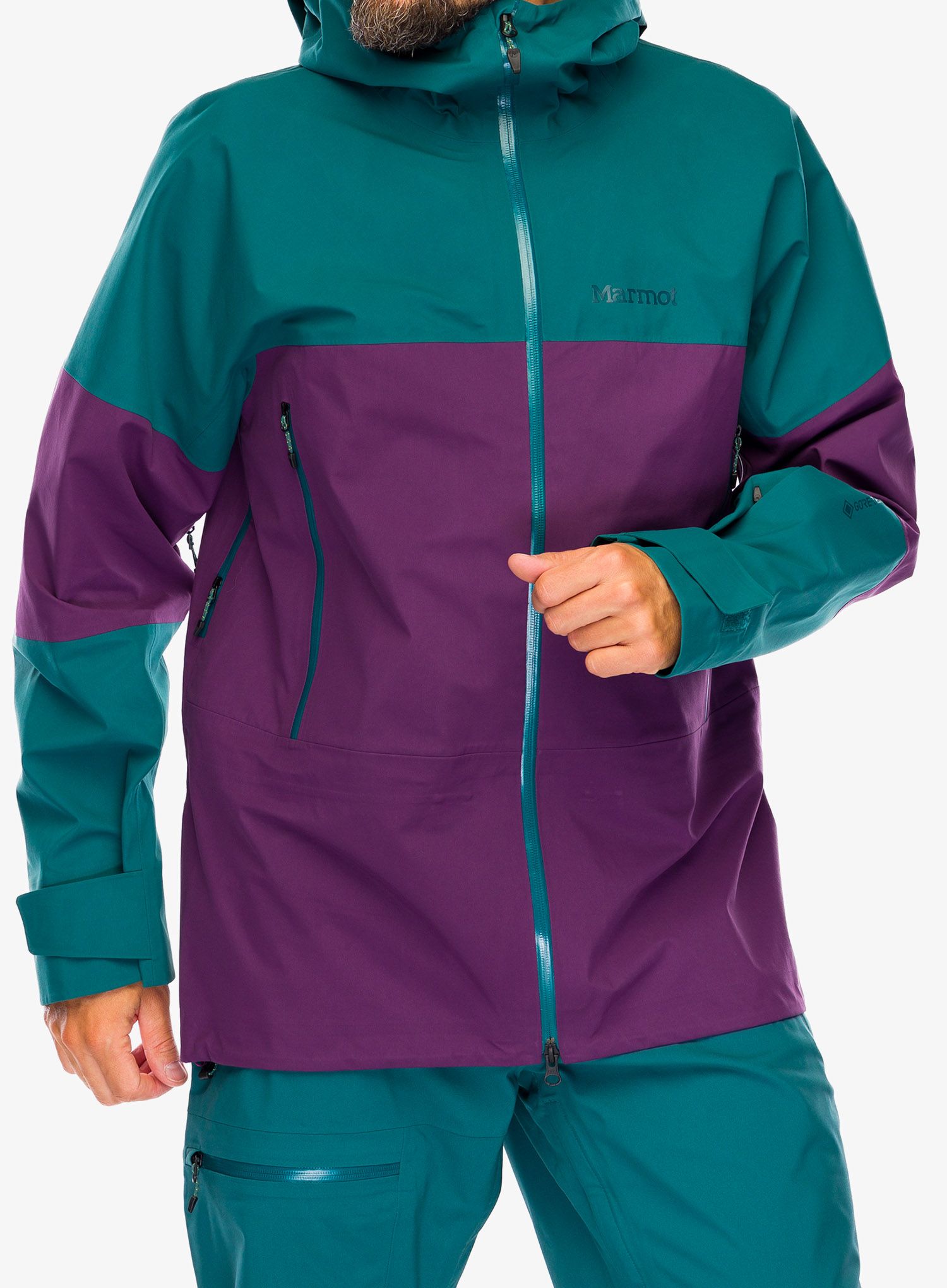 Lyžařská bunda Marmot Orion GORE-TEX Jacket - dark jungle/purple fig
