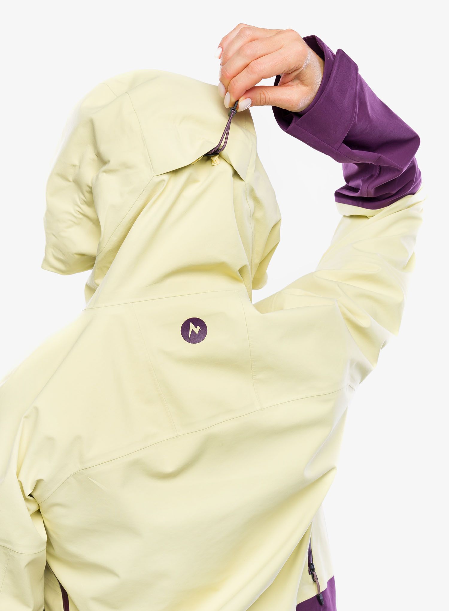 Dámská lyžařská bunda Marmot Orion GORE-TEX Jacket - wheat/purple fig