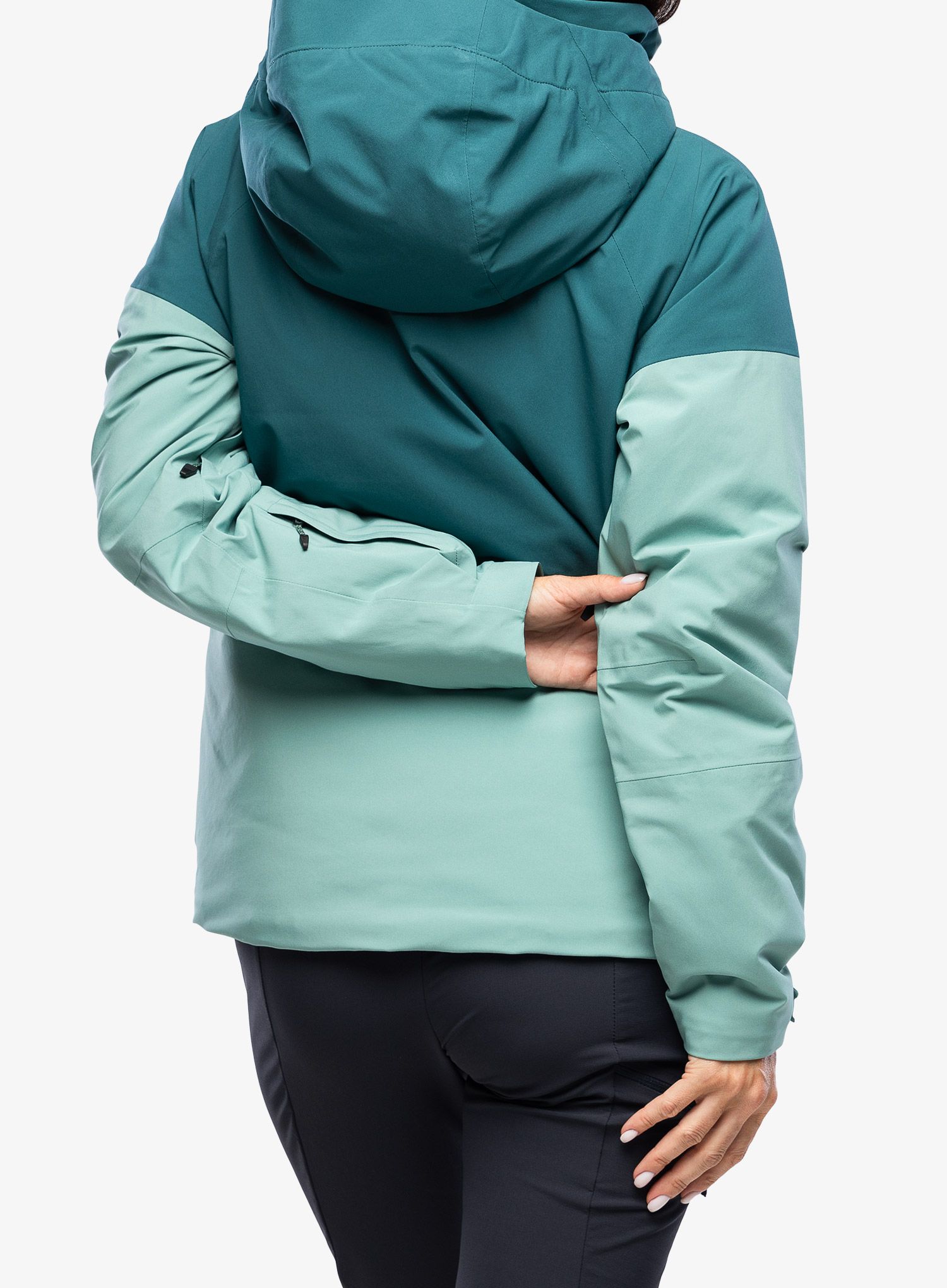 Dámská lyžařská bunda Marmot Pace Jacket - dark jungle/blue agave