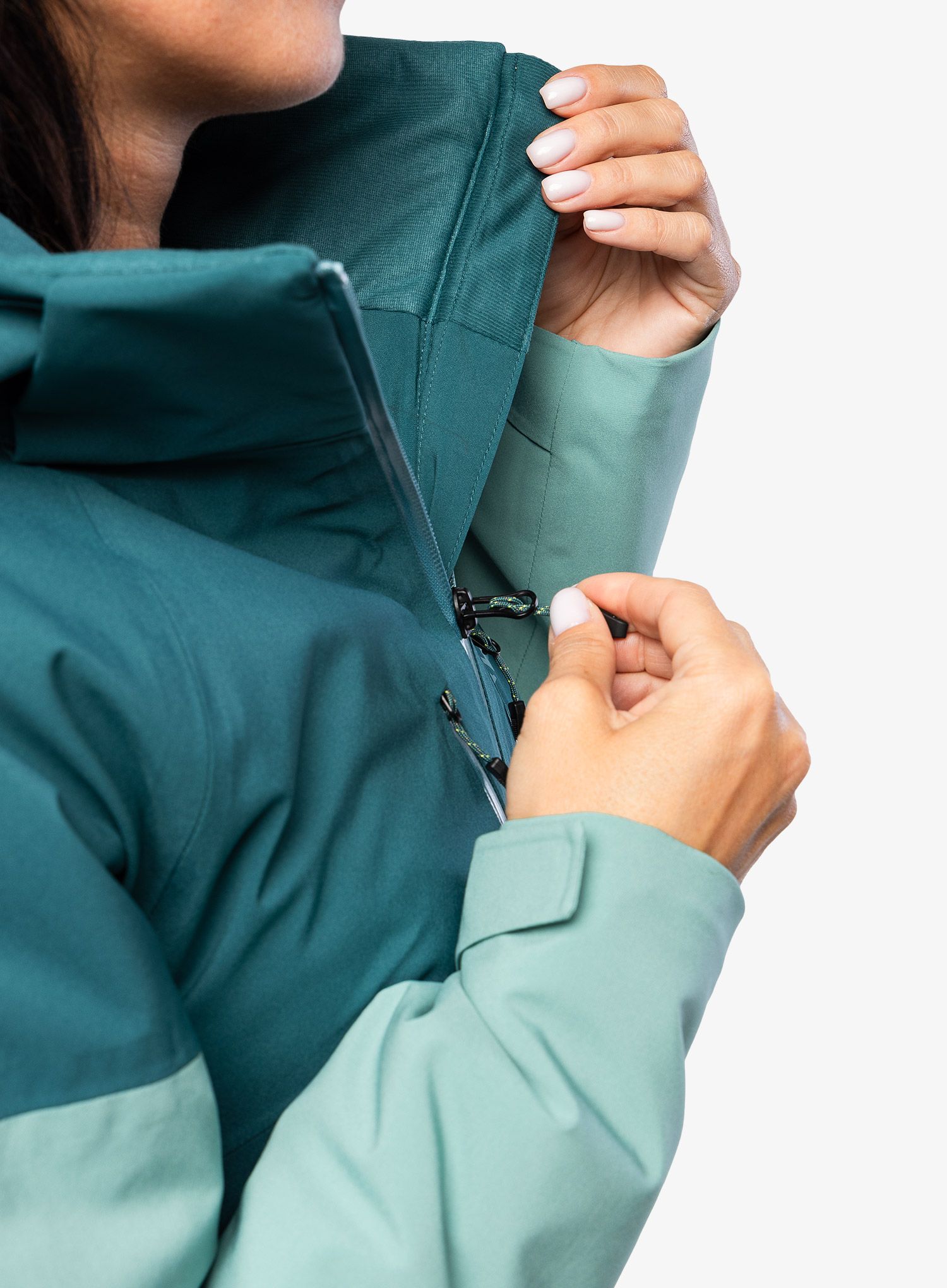 Dámská lyžařská bunda Marmot Pace Jacket - dark jungle/blue agave