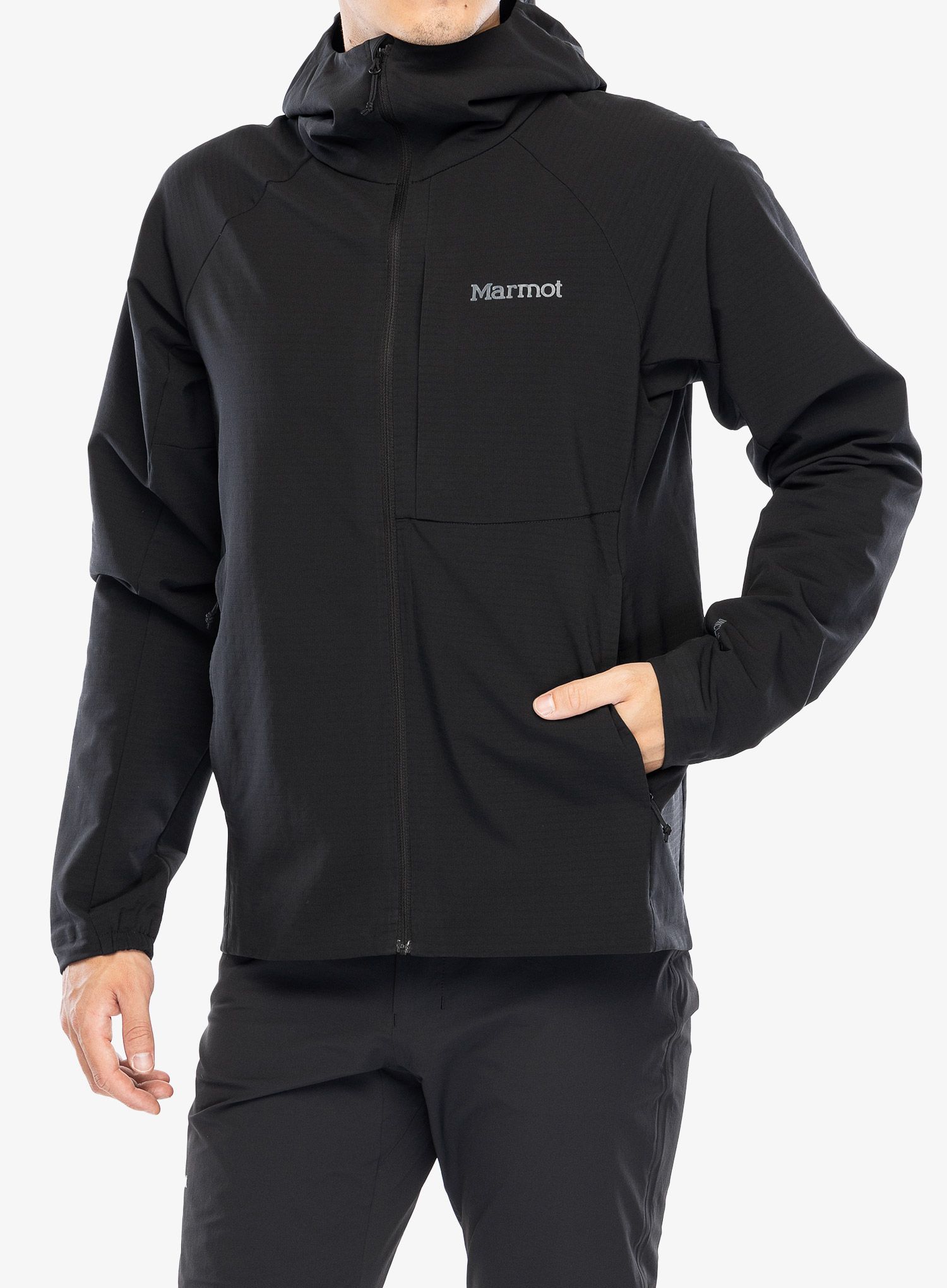Větrovka Marmot Pinnacle DriClime Hoody - black