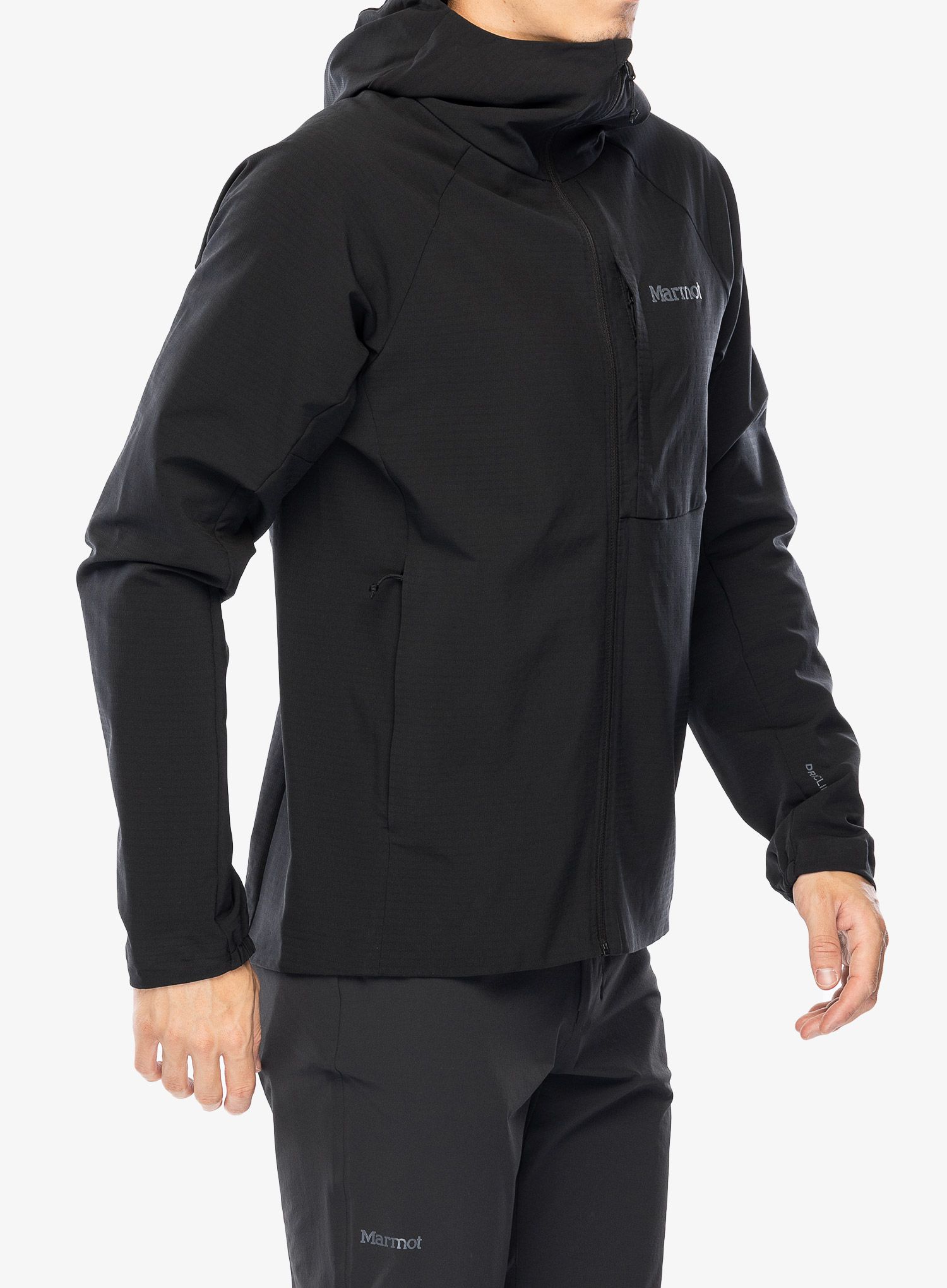 Větrovka Marmot Pinnacle DriClime Hoody - black