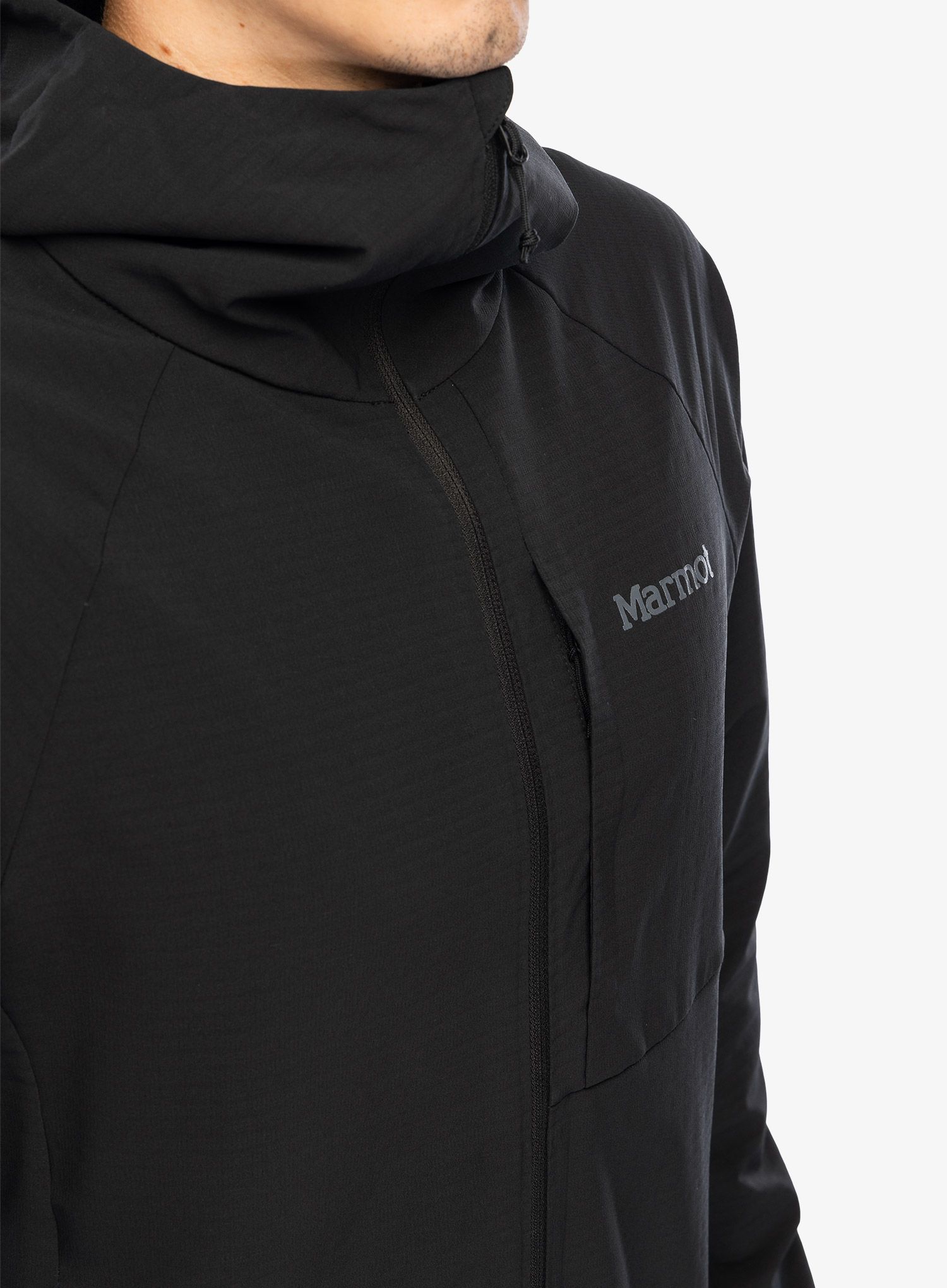 Větrovka Marmot Pinnacle DriClime Hoody - black