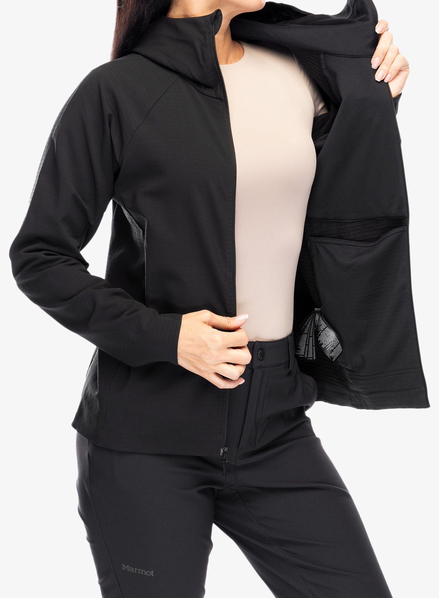 Větrovka dámská Marmot Pinnacle DriClime Hoody - black