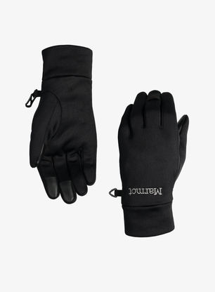 Dotykové rukavice Marmot Power Stretch Connect Glove - black/black