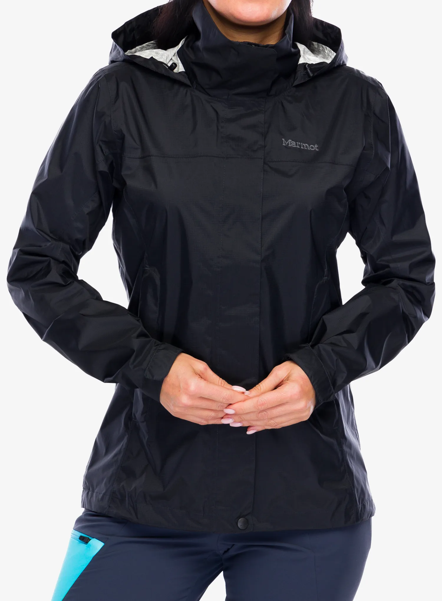 Dámská bunda do deště Marmot PreCip Eco Jacket - black/black