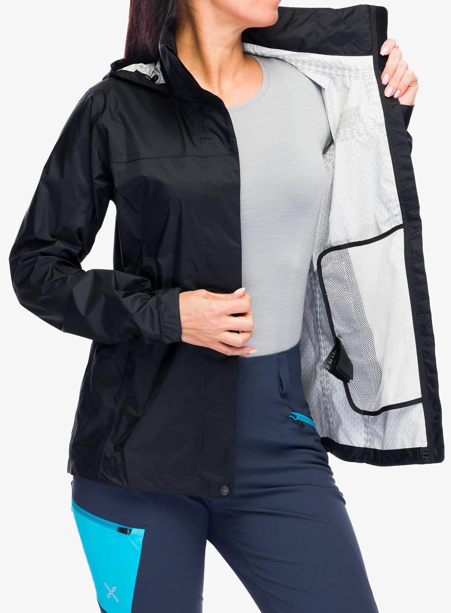 Dámská bunda do deště Marmot PreCip Eco Jacket - black/black