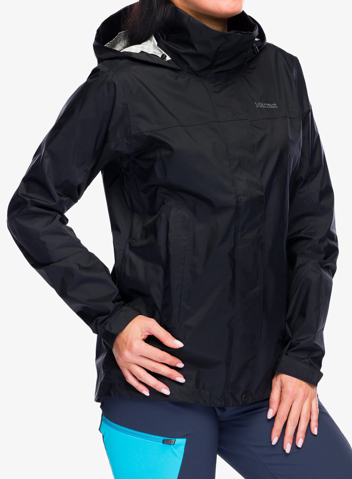 Dámská bunda do deště Marmot PreCip Eco Jacket - black/black