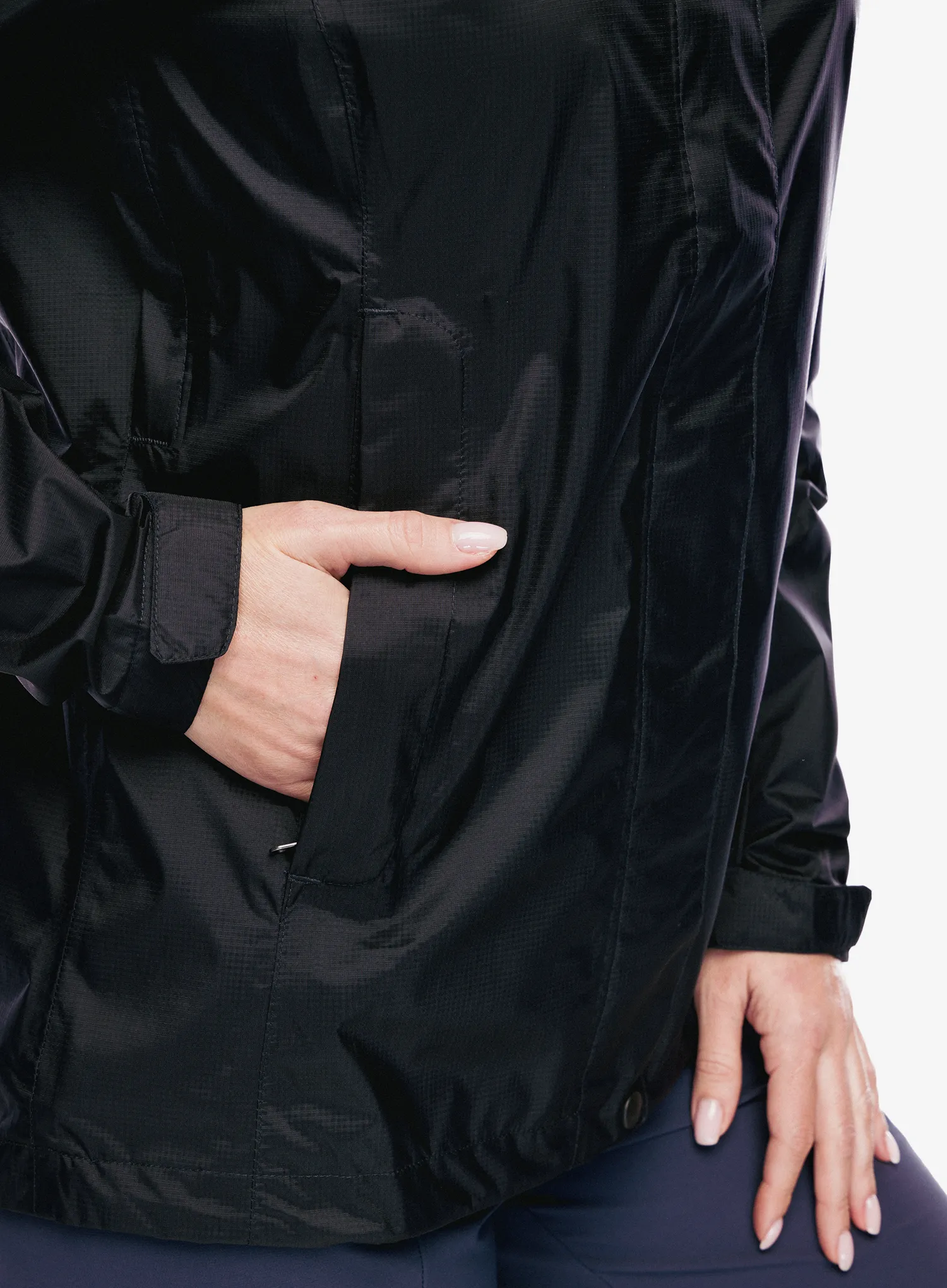 Dámská bunda do deště Marmot PreCip Eco Jacket - black/black