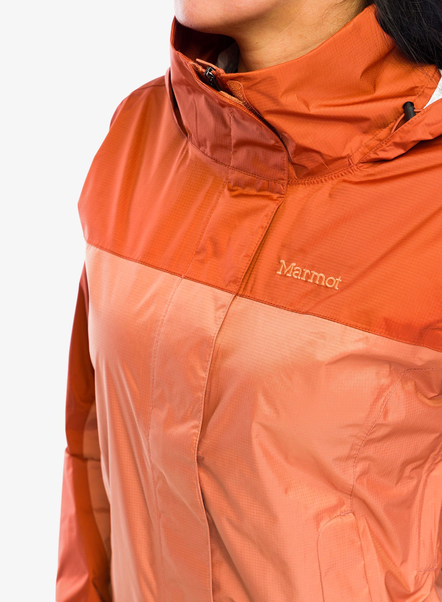 Dámská bunda do deště Marmot PreCip Eco Jacket - sunburn/auburn