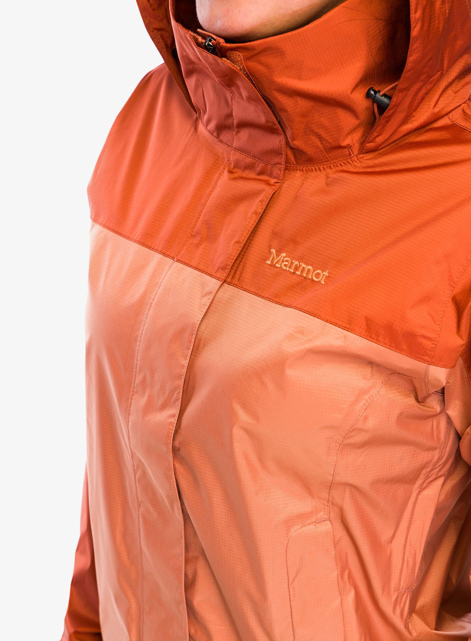 Dámská bunda do deště Marmot PreCip Eco Jacket - sunburn/auburn