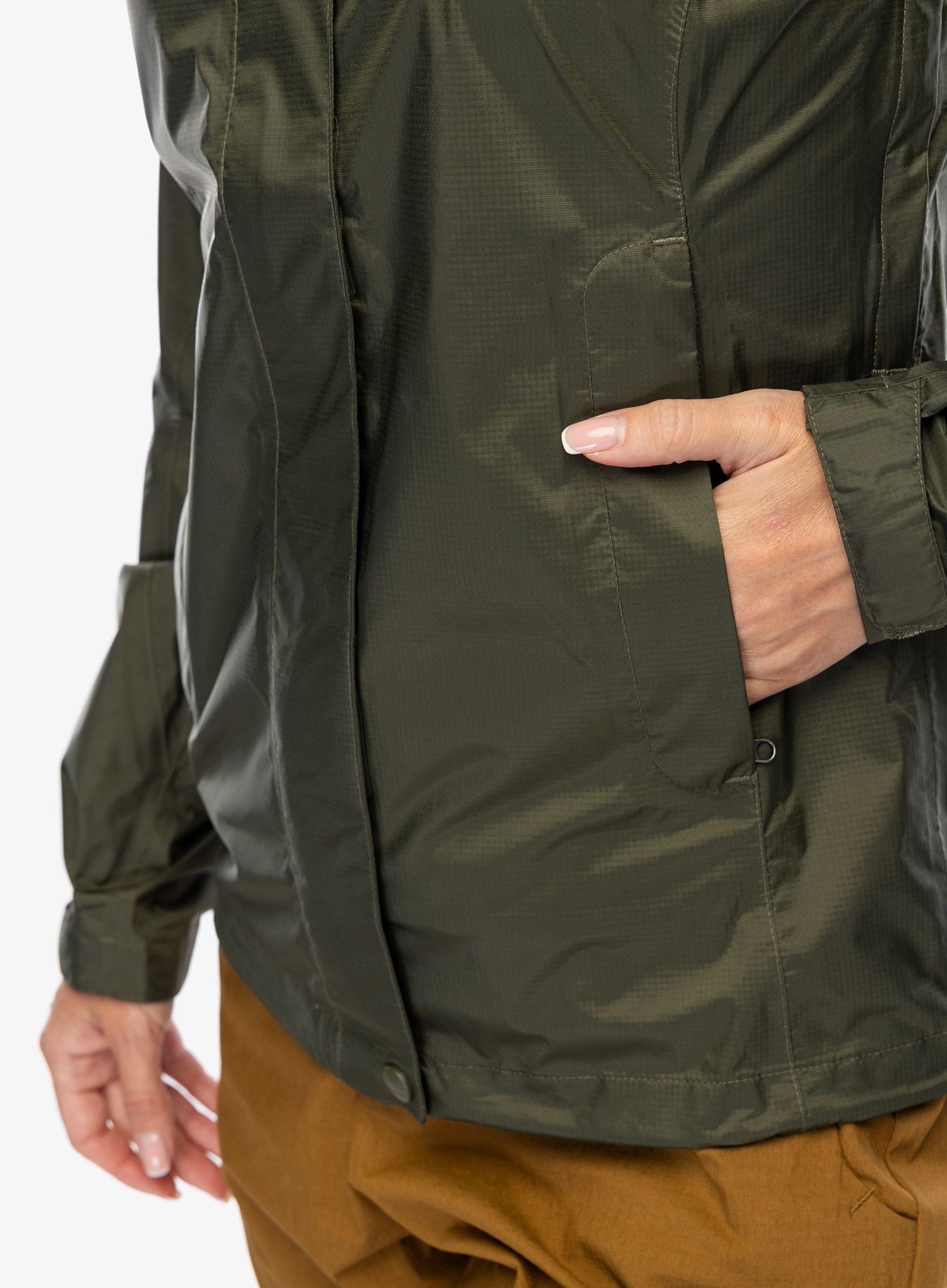 Dámská bunda do deště Marmot PreCip Eco Jacket - nori/nori