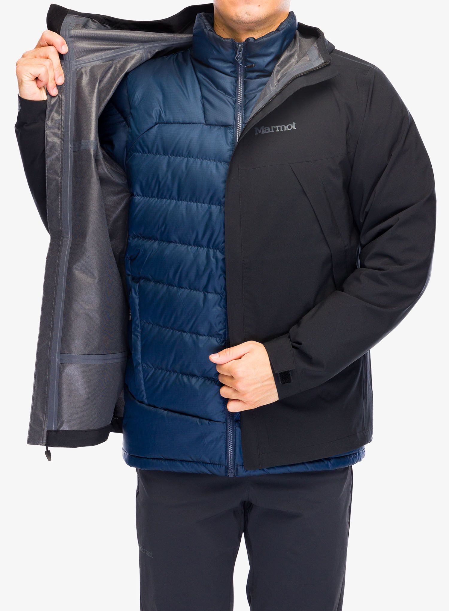 Bunda do deště Marmot PreCip Eco Pro Jacket - black/black