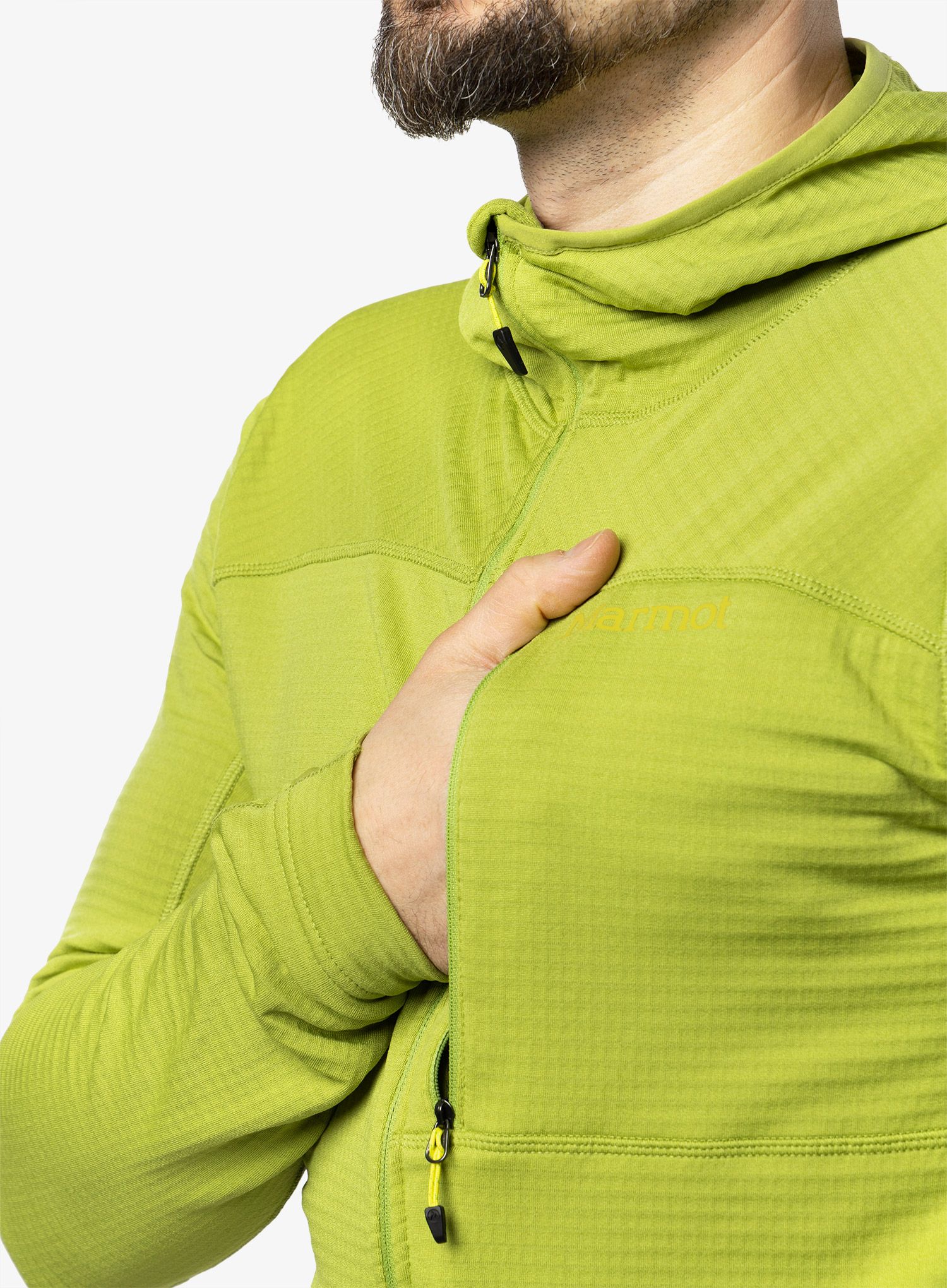 Fleece mikina Marmot Preon Hoody - spinach green