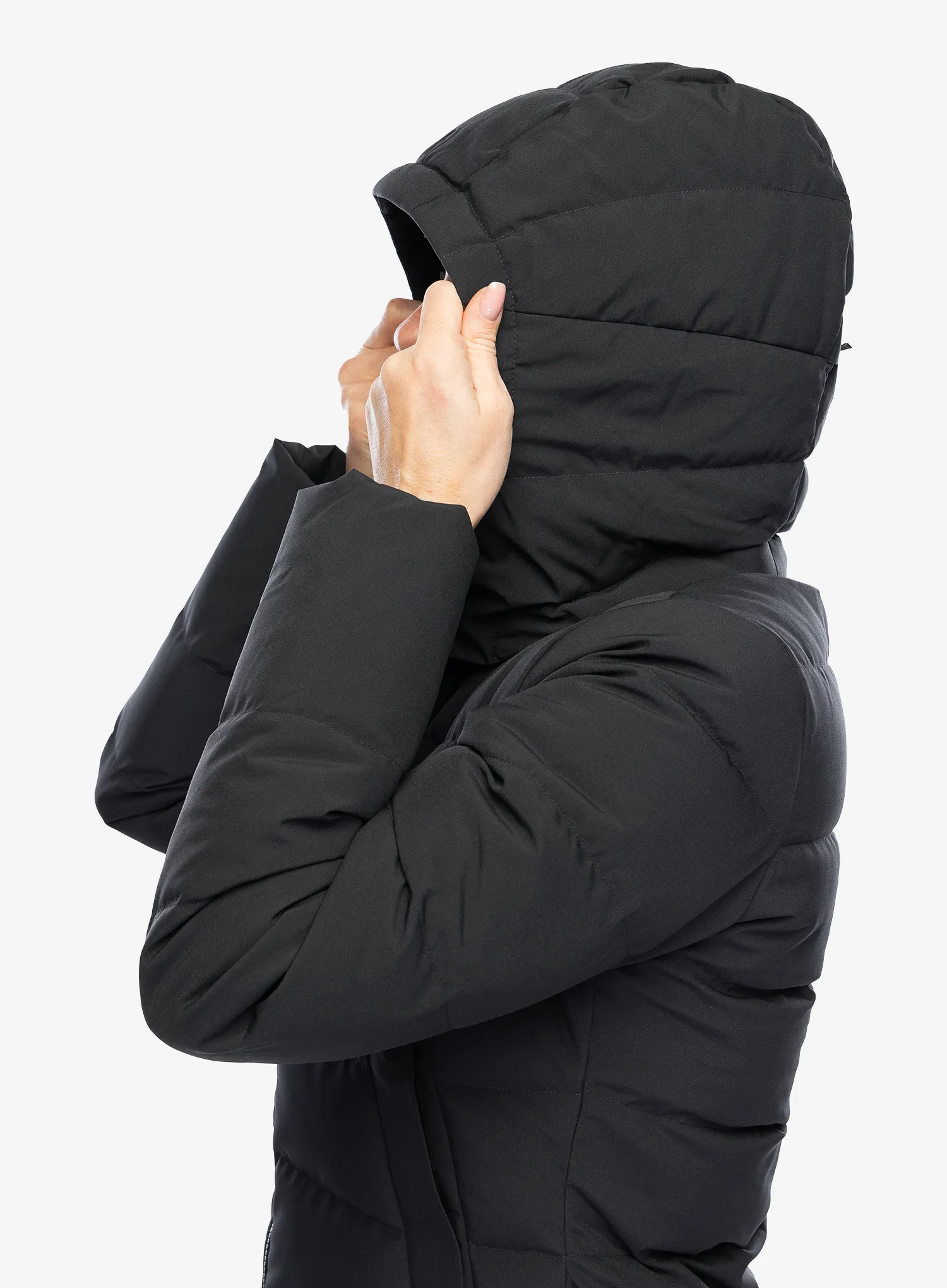 Dámský péřový kabát Marmot Prospect Coat - black/black