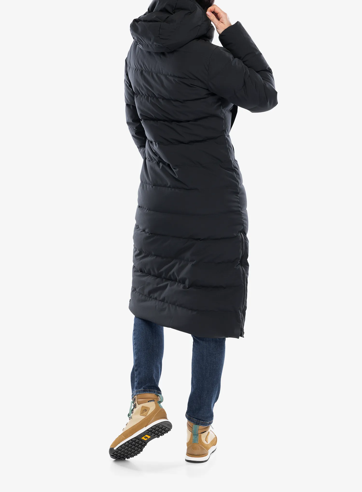 Dámský péřový kabát Marmot Prospect Coat - black/black