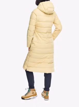 Dámský péřový kabát Marmot Prospect Coat - light oak