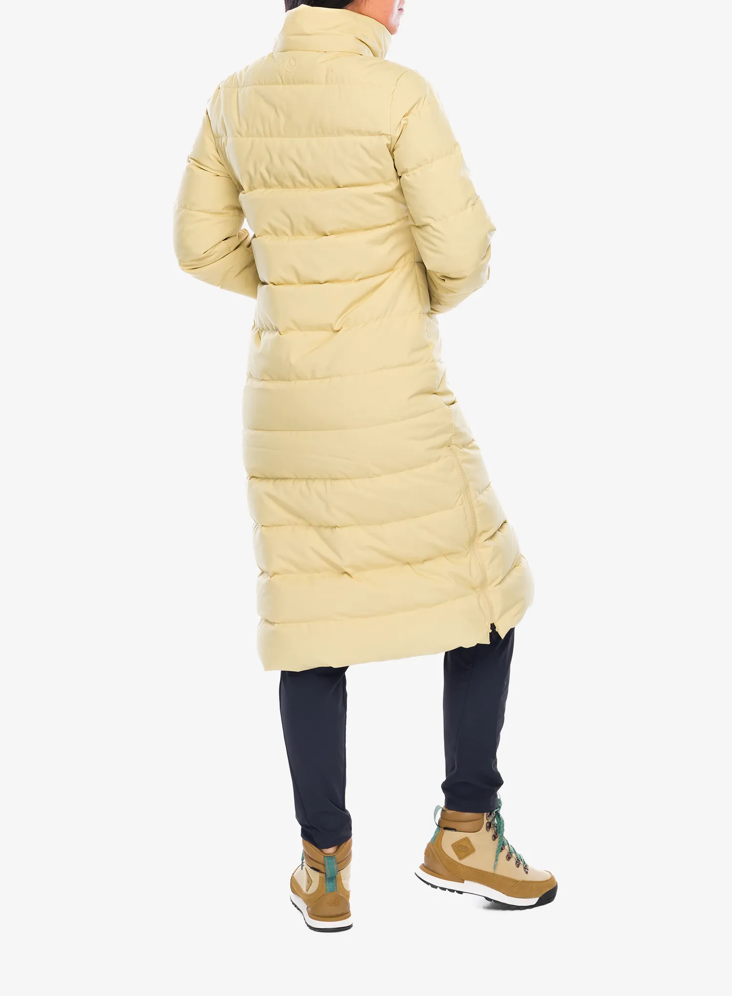 Dámský péřový kabát Marmot Prospect Coat - light oak