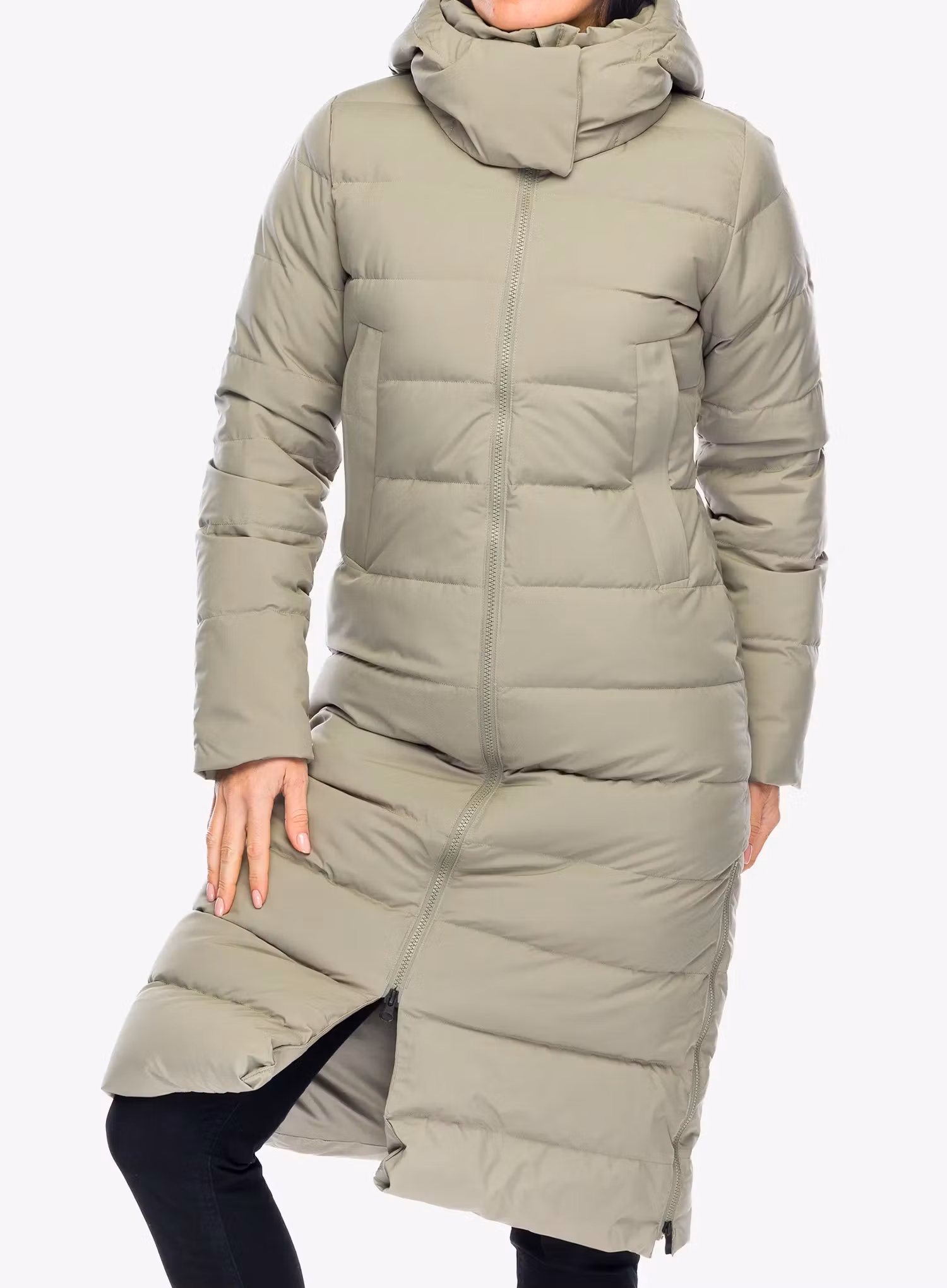 Dámský péřový kabát Marmot Prospect Coat - vetiver