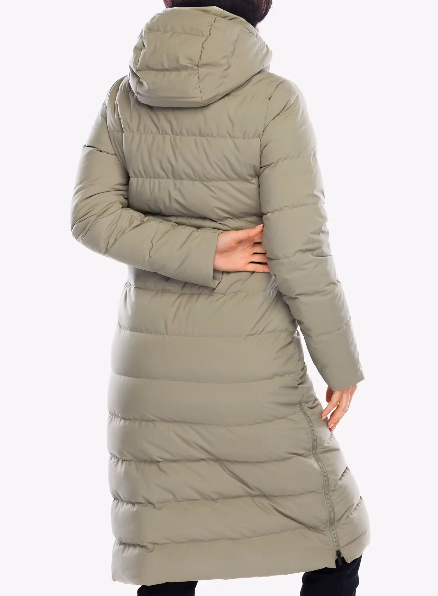 Dámský péřový kabát Marmot Prospect Coat - vetiver