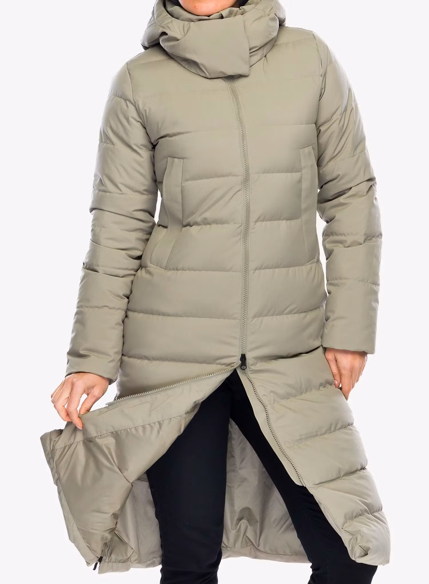 Dámský péřový kabát Marmot Prospect Coat - vetiver