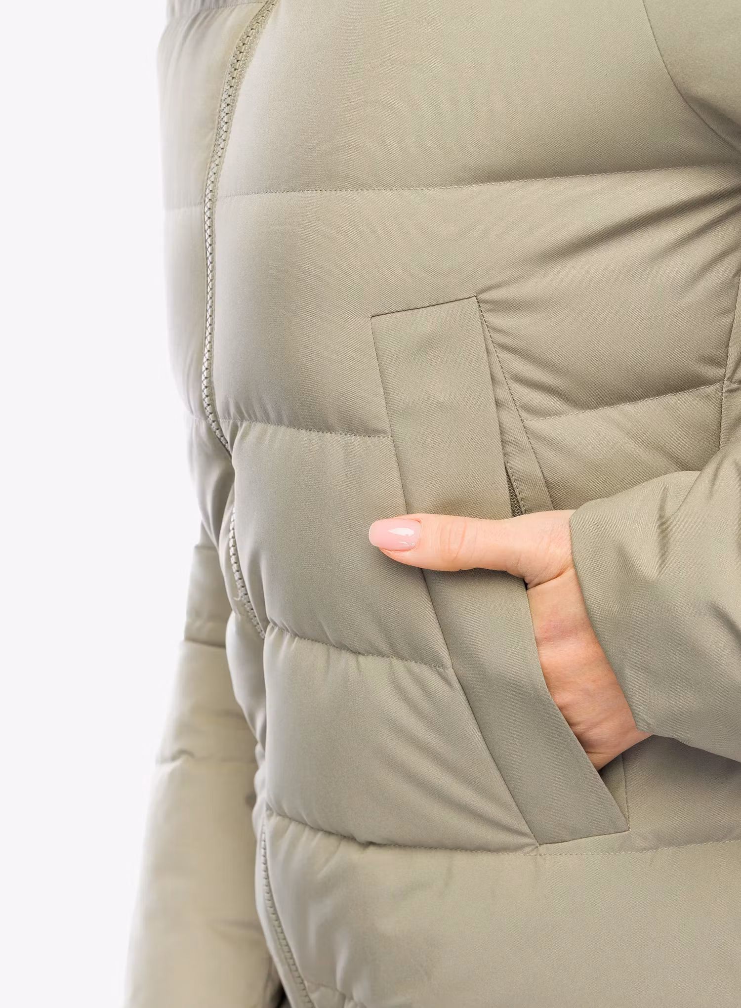 Dámský péřový kabát Marmot Prospect Coat - vetiver